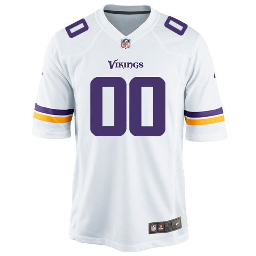 Men's Minnesota Vikings Customized White Game Jersey - Friend Lounge Store - Shop for All Things Jerseys Sports - PersonalJerseys