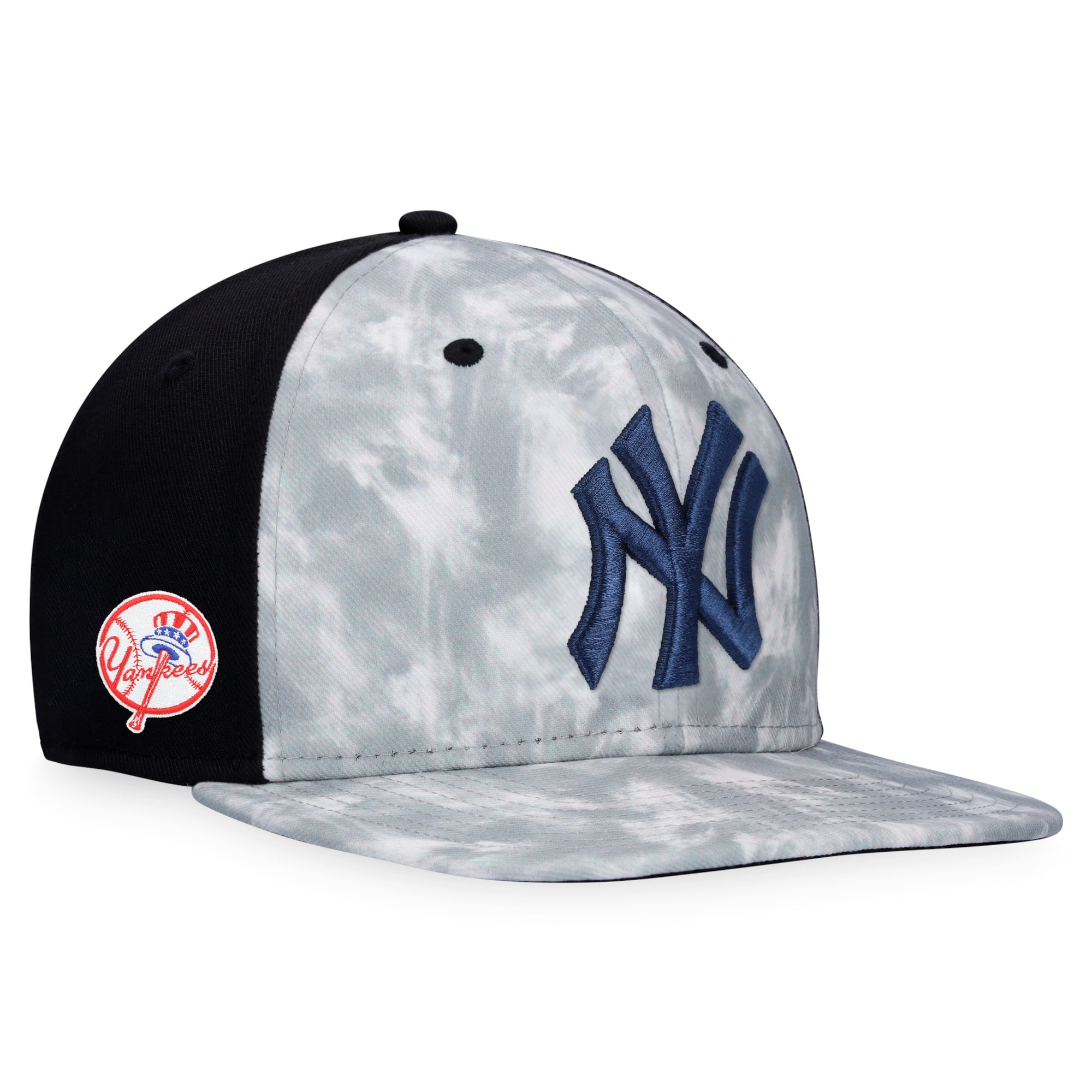 New York Yankees Majestic Smoke Dye Snapback Hat - Gray - PersonalJerseys