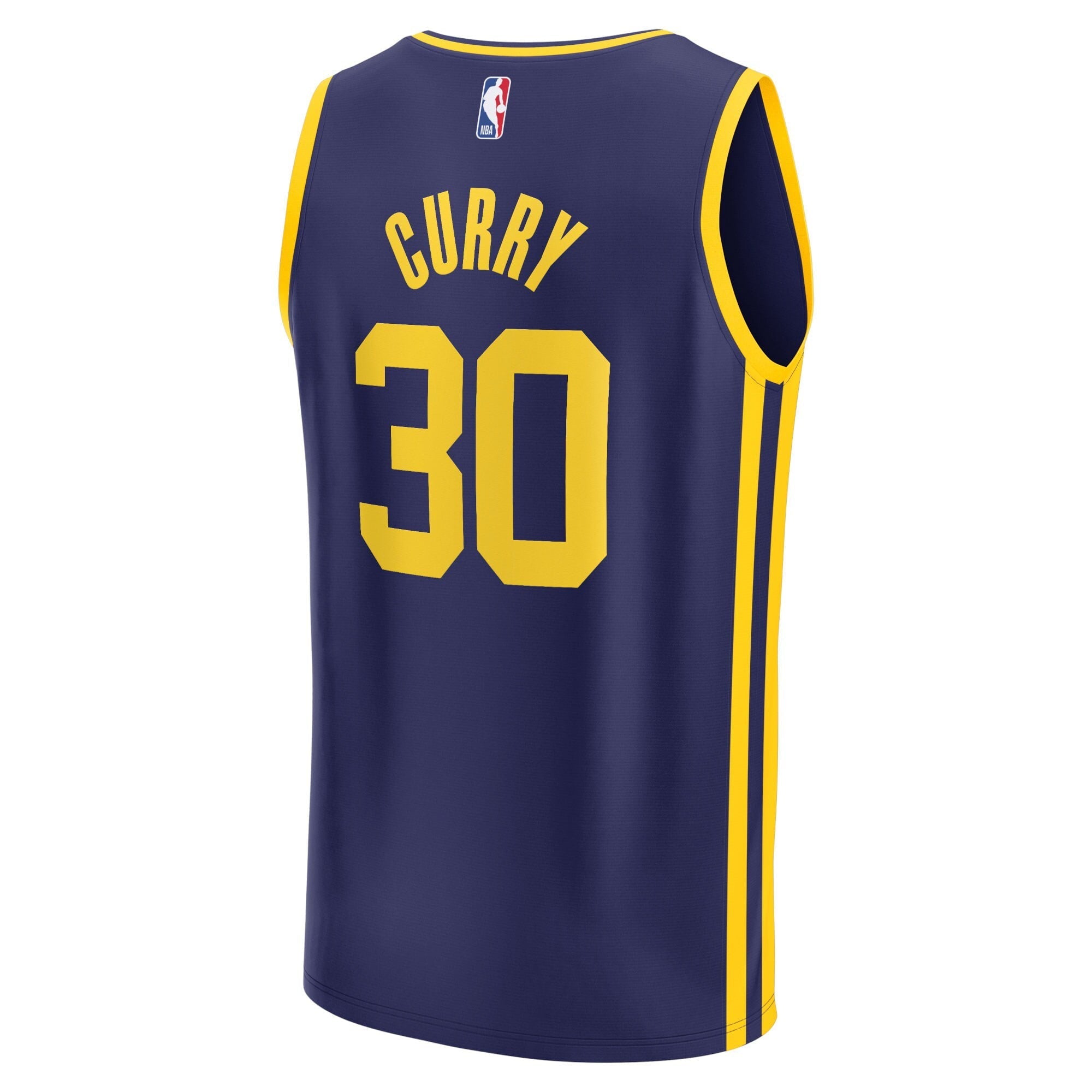 Men's Fanatics Branded Stephen Curry Navy Golden State Warriors Fast Break Replica Player Jersey - Statement Edition - PersonalJerseys