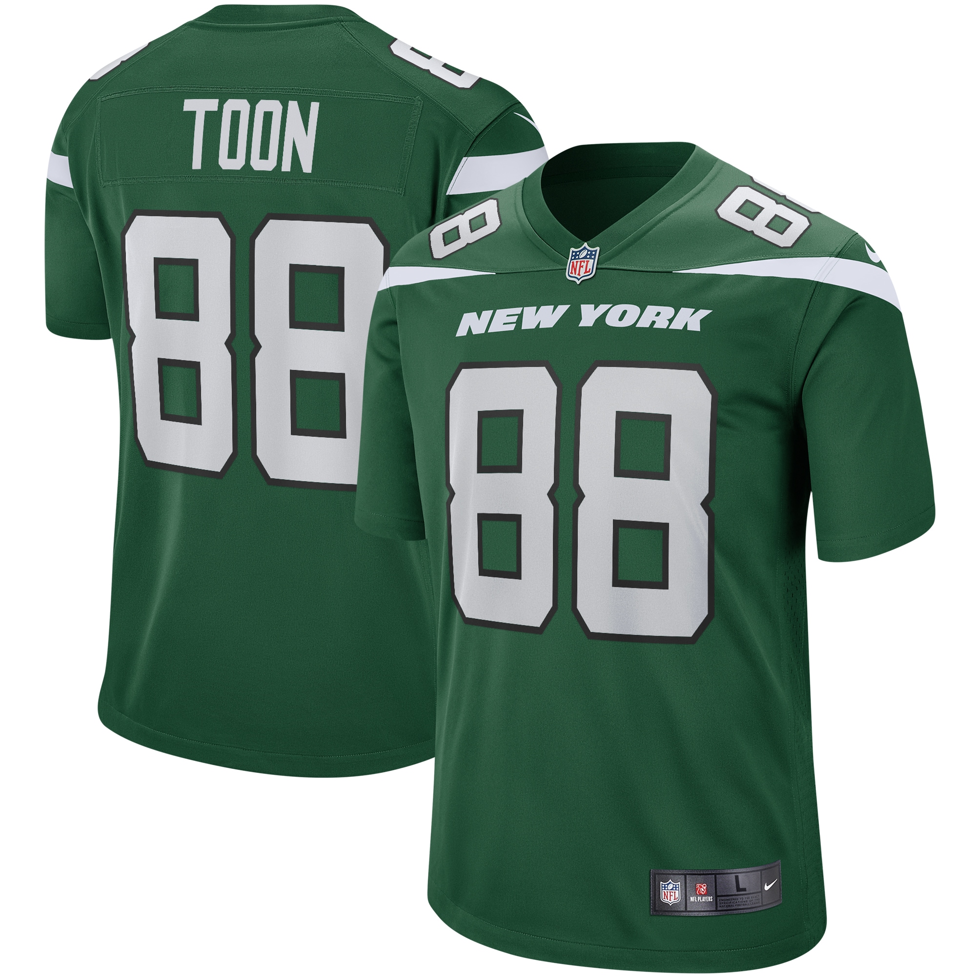 Al Toon New York Jets Nike Game Retired Player Jersey - Gotham Green - PersonalJerseys