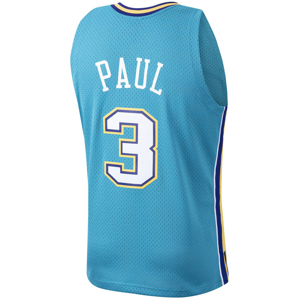 Men's New Orleans Hornets Chris Paul 2005-06 Hardwood Classics Jersey - Teal - PersonalJerseys