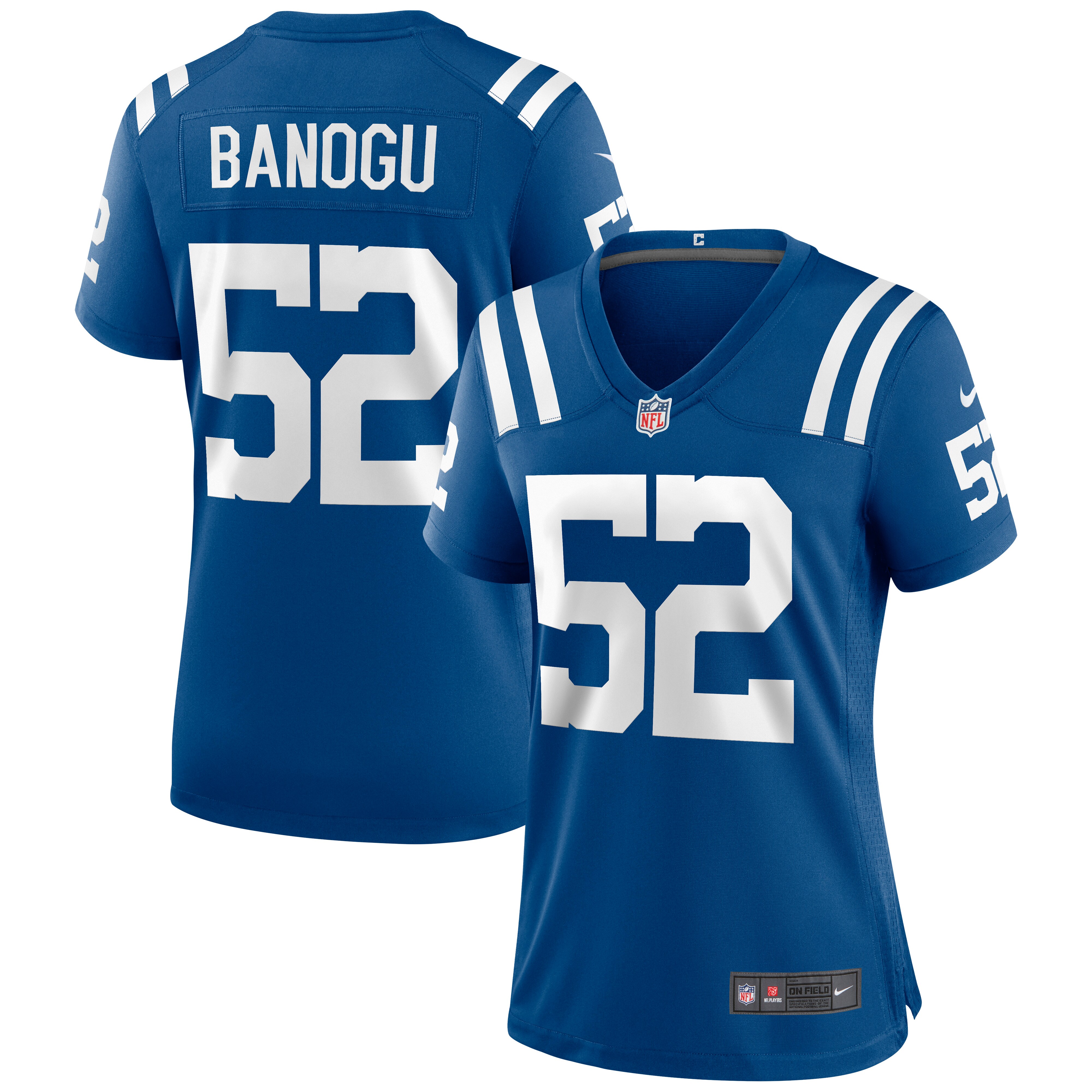 Indianapolis Colts Ben Banogu Royal Game Jersey for Youth Women Men - Friend Lounge Store - Shop for All Things Jerseys Sports - PersonalJerseys