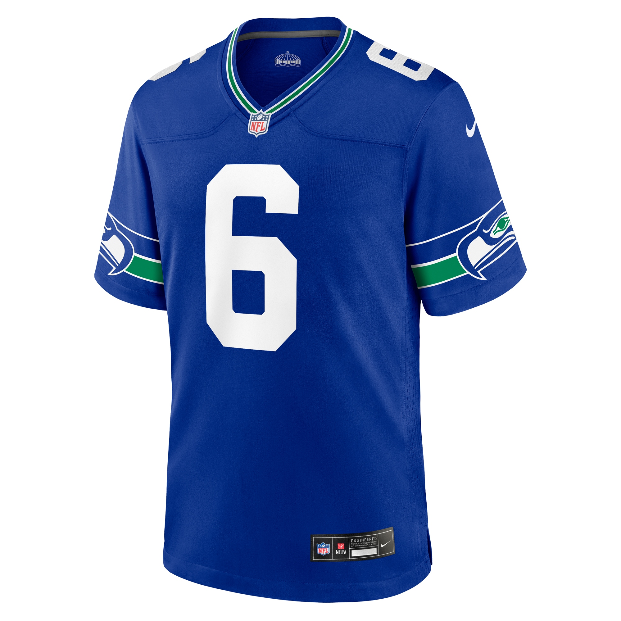 Quandre Diggs Seattle Seahawks Nike Throwback Player Game Jersey - Royal - PersonalJerseys