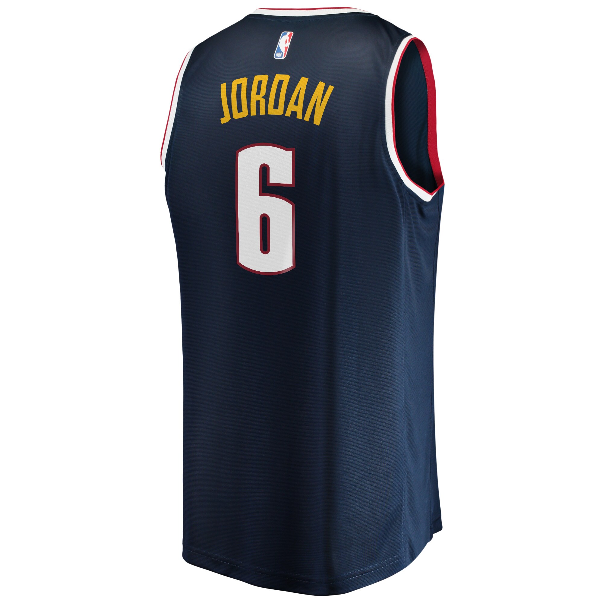 DeAndre Jordans Denver Nuggets Fanatics Branded Fast Break Player Jersey - Icon Edition - Navy - PersonalJerseys