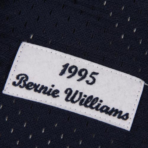 Bernie Williams New York Yankees Mitchell & Ness Cooperstown Mesh Batting Practice Jersey - Navy - PersonalJerseys