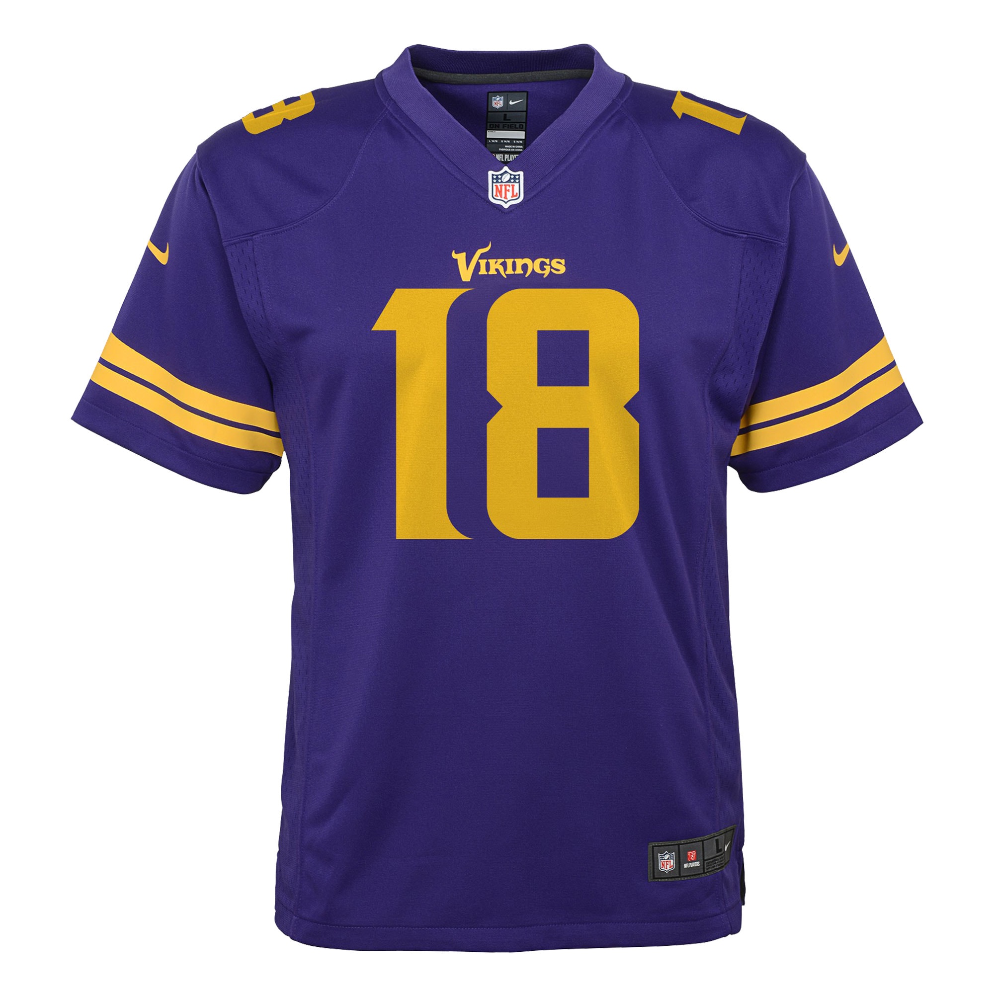Justin Jefferson Minnesota Vikings Nike Youth Game Jersey - Purple - PersonalJerseys