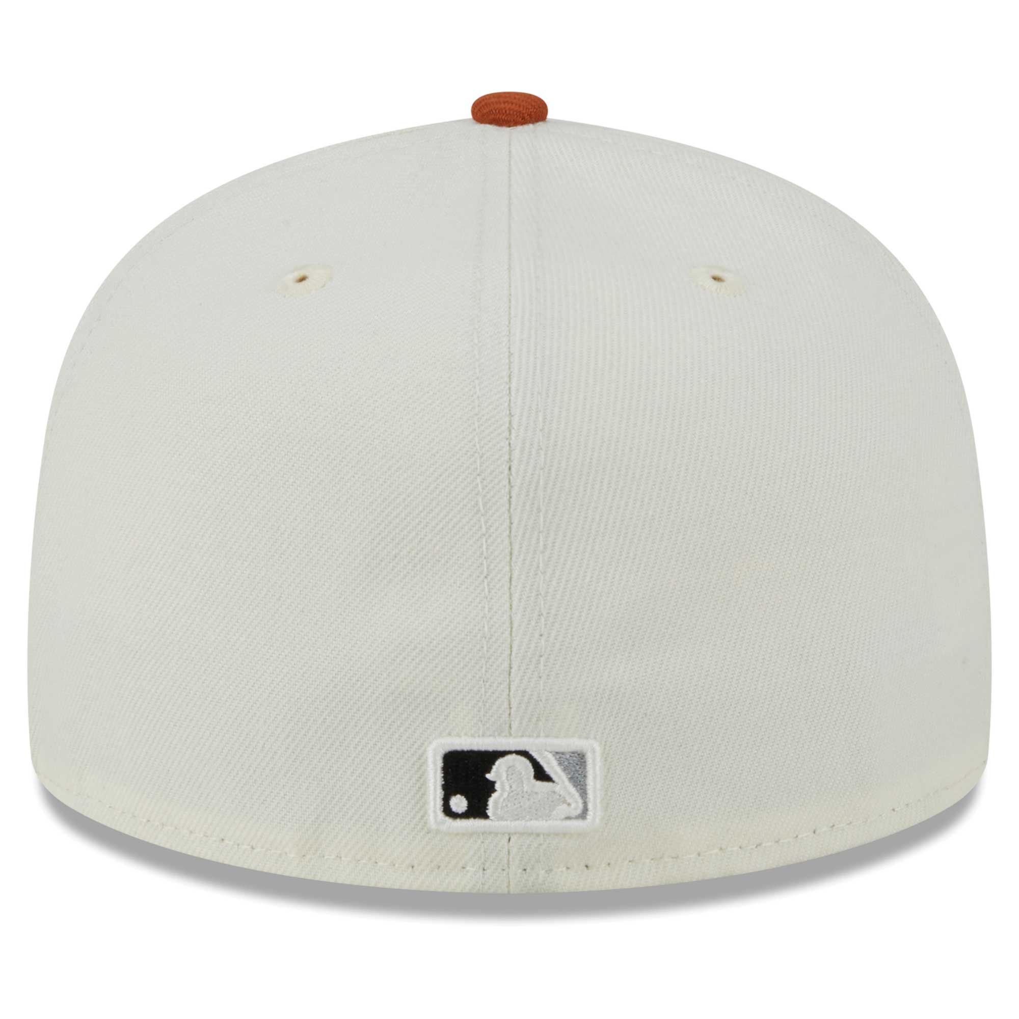 Toronto Blue Jays New Era 59FIFTY Fitted Hat - Cream/Orange - PersonalJerseys
