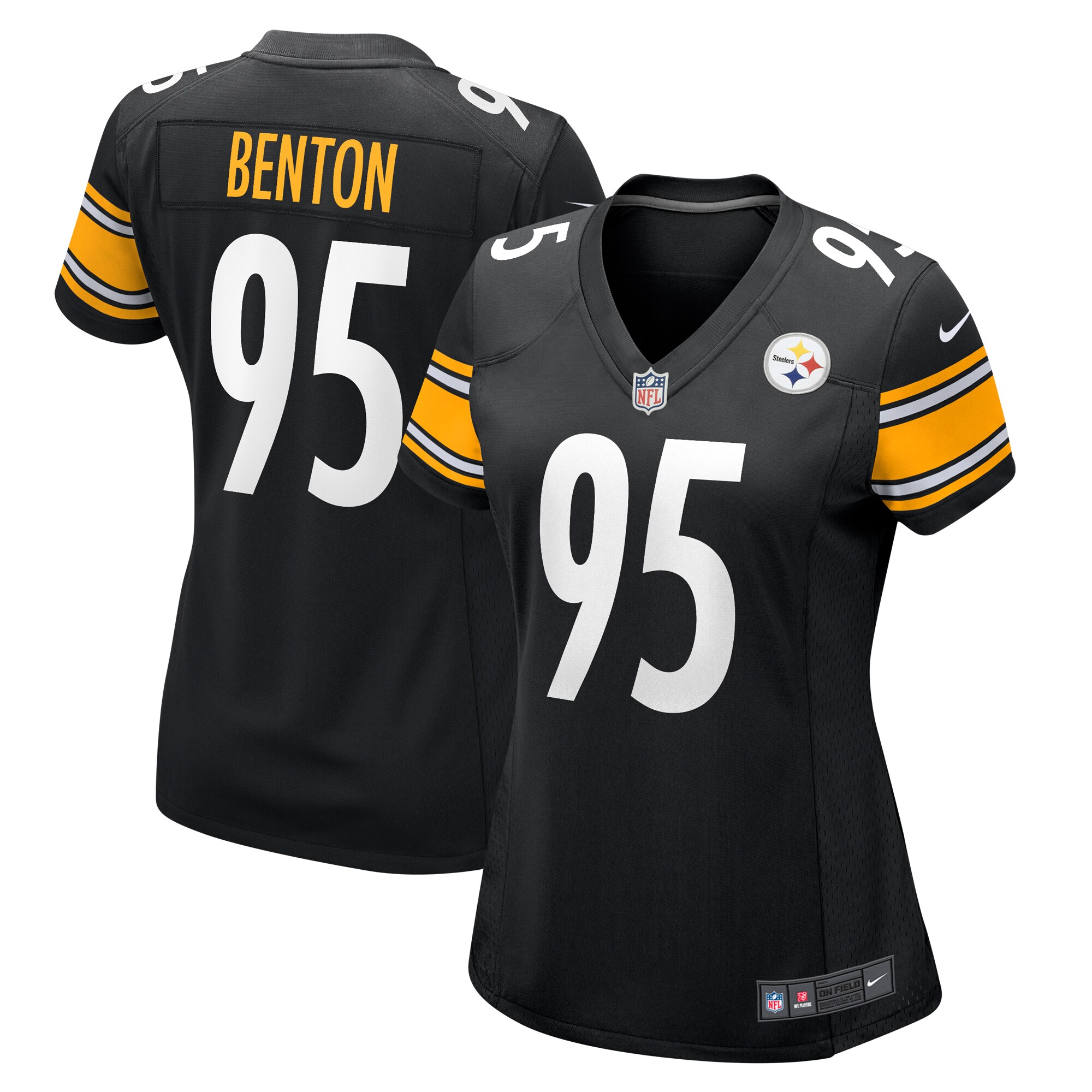 Keeanu Benton Pittsburgh Steelers Nike Women's Team Game Jersey -  Black - PersonalJerseys