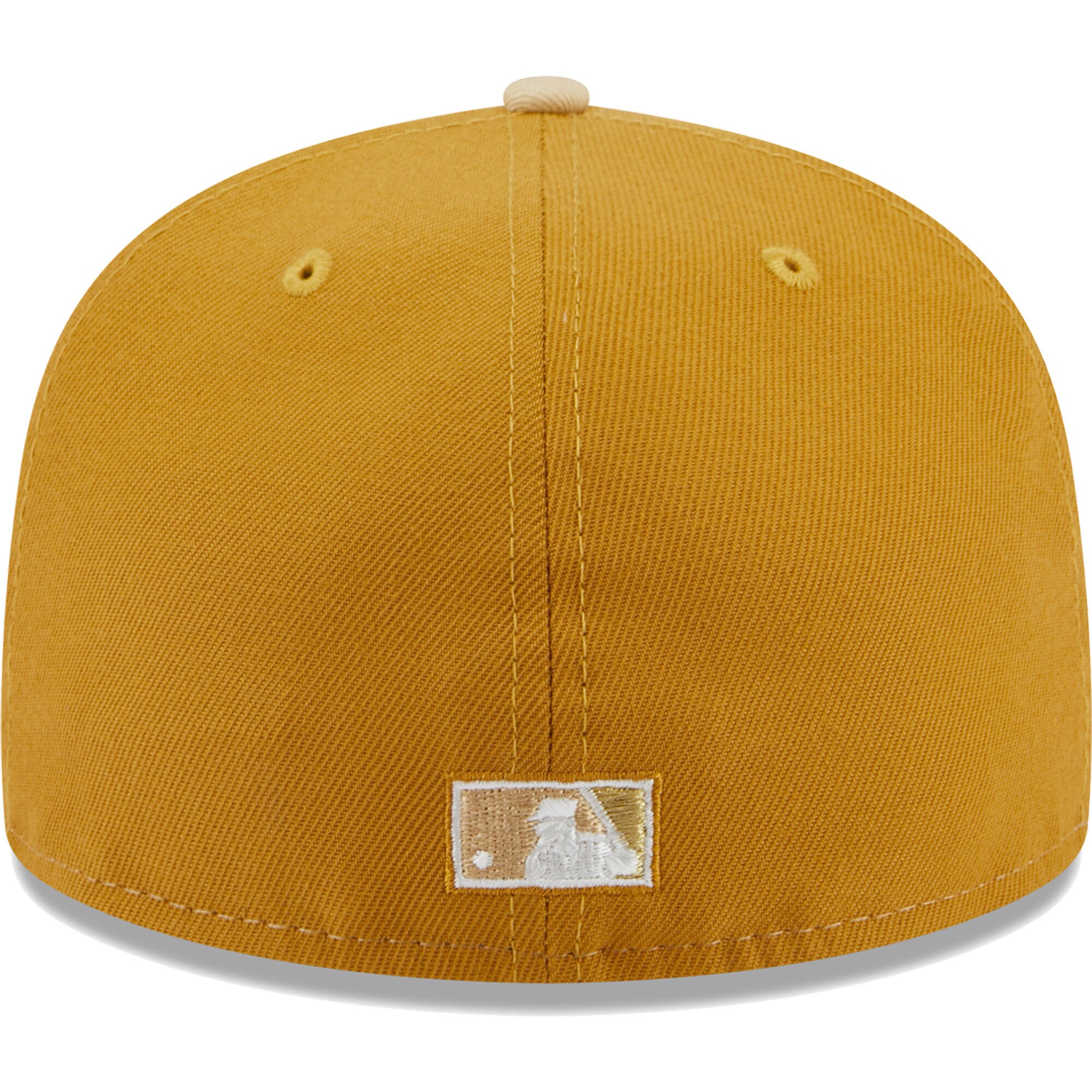 New York Yankees New Era  Chrome Anniversary 59FIFTY Fitted Hat - Cream/Gold - PersonalJerseys