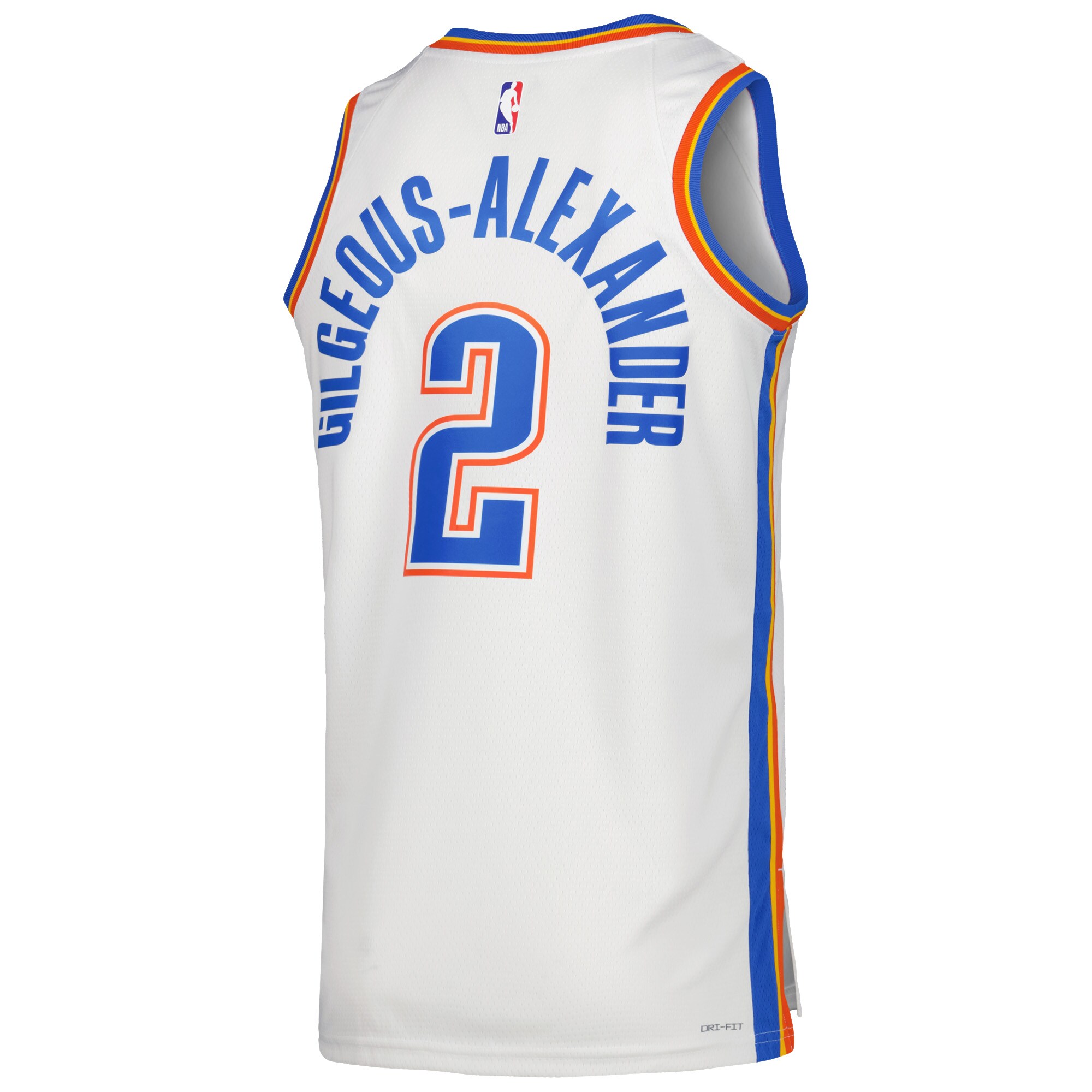 Shai Gilgeous-Alexander Oklahoma City Thunder Nike Unisex Swingman Jersey - Association Edition - White - PersonalJerseys