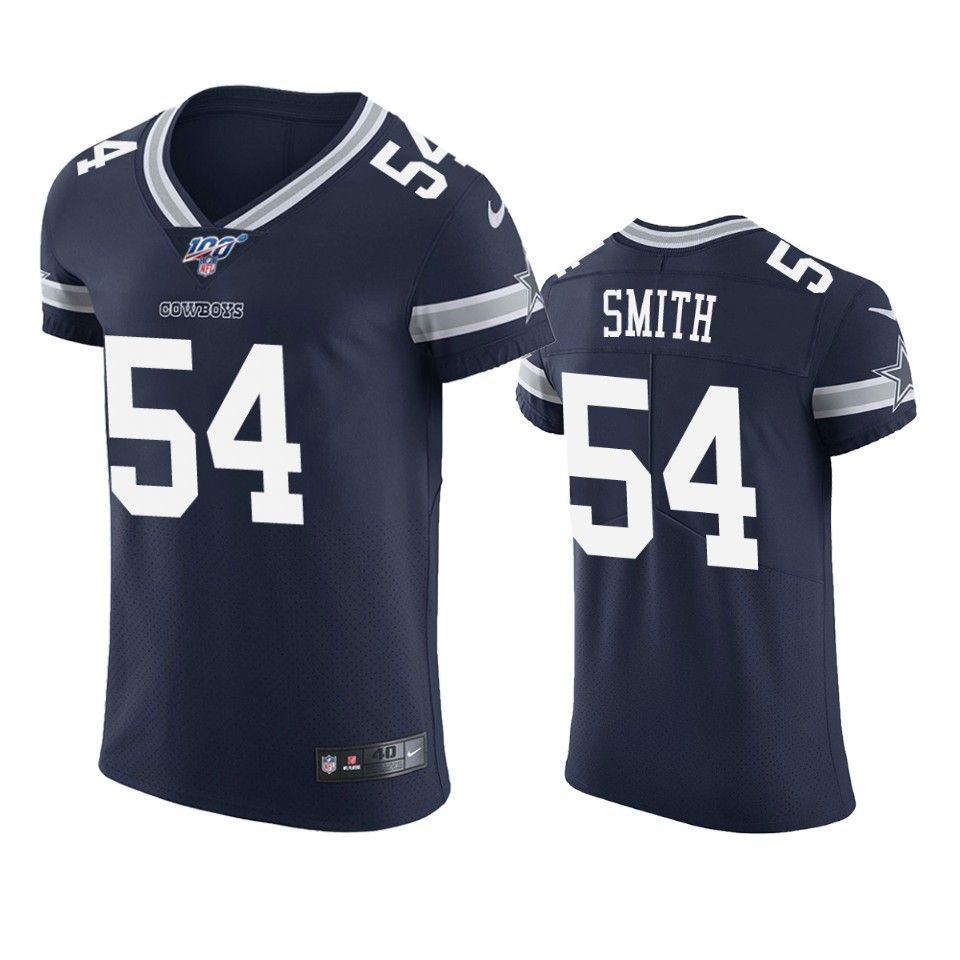 Dallas Cowboys Jaylon Smith Navy 100th Season Vapor Elite Jersey - Friend Lounge Store - Shop for All Things Jerseys Sports - PersonalJerseys