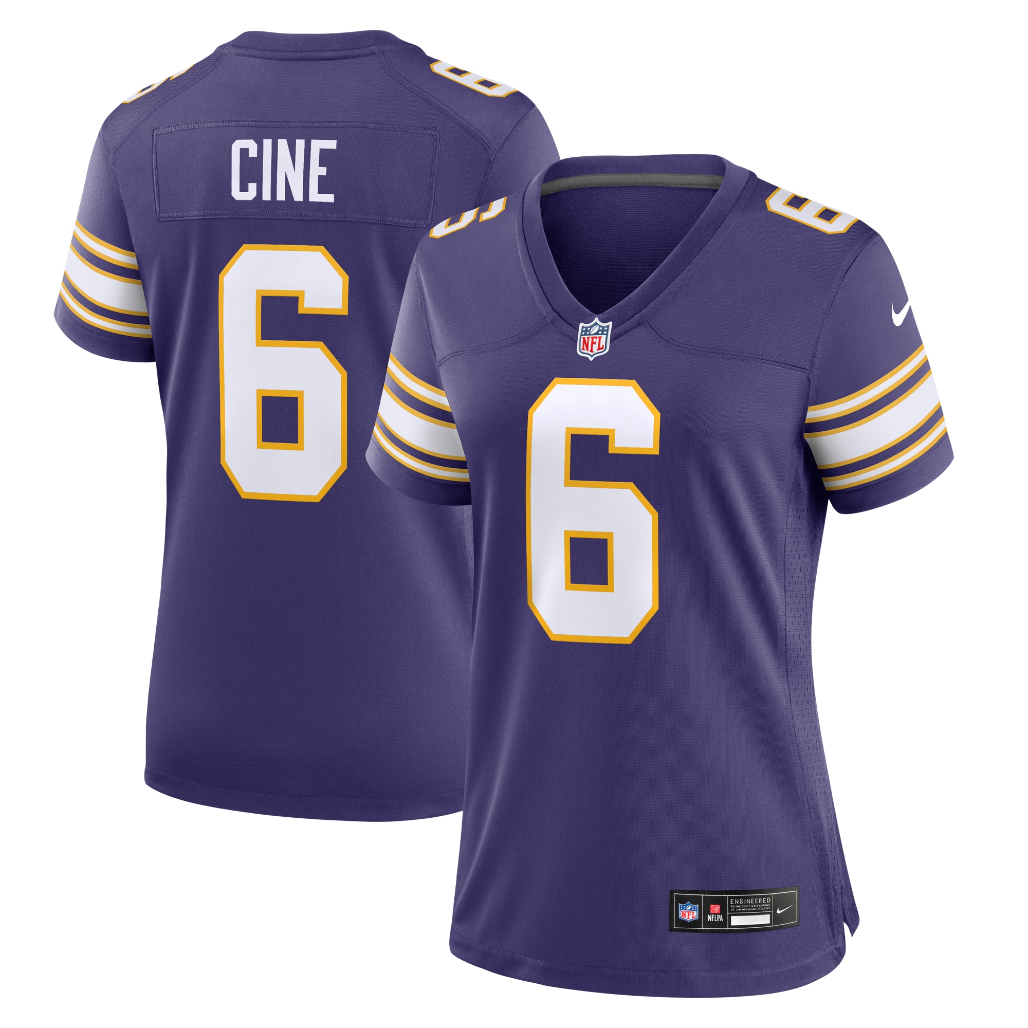 Lewis Cine Minnesota Vikings Nike Women's Classic Player Game Jersey - Purple - PersonalJerseys