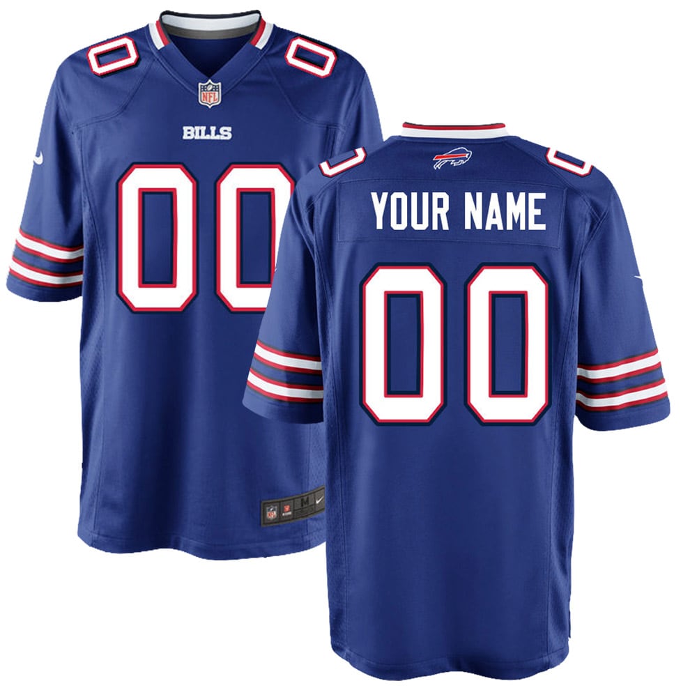 Buffalo Bills Nike Youth Custom Game Jersey - Royal - PersonalJerseys