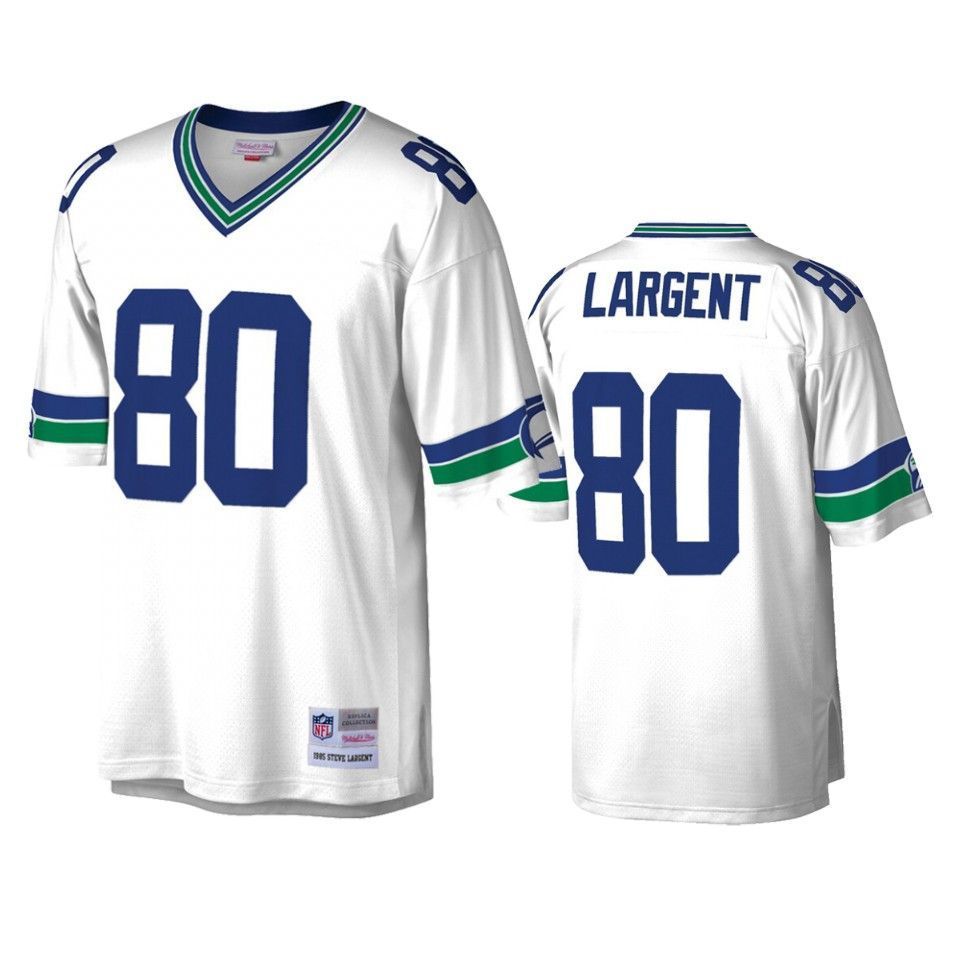 Seattle Seahawks Steve Largent White Legacy Jersey - Friend Lounge Store - Shop for All Things Jerseys Sports - PersonalJerseys