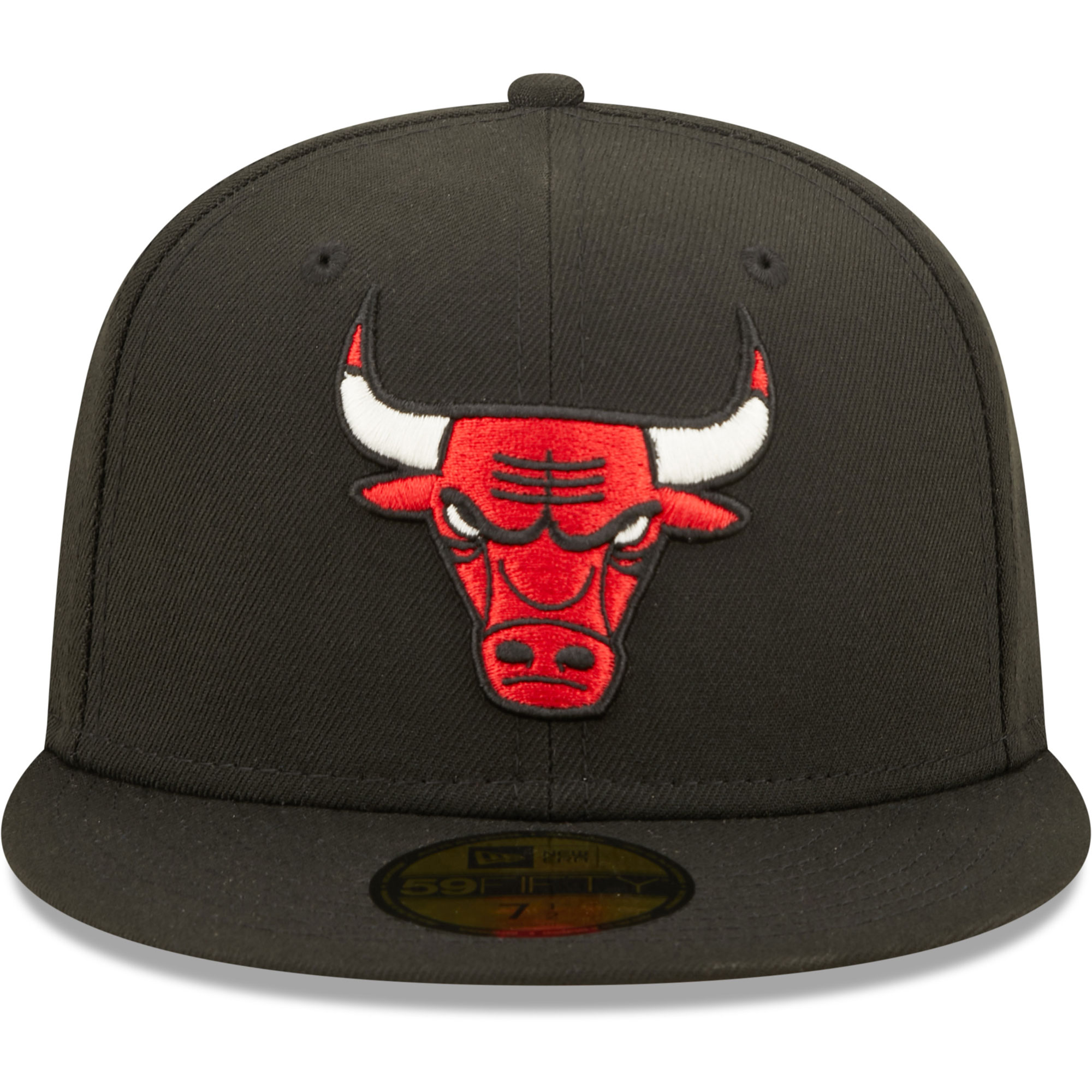 Chicago Bulls New Era 6x NBA Finals Champions Pop Sweat 59FIFTY Fitted Hat - Black - PersonalJerseys
