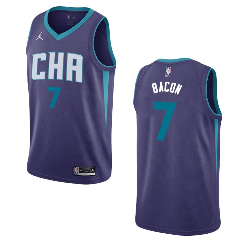 Men's 2019-20 Charlotte Hornets #7 Dwayne Bacon Statement Swingman Jersey - Purple - Friend Lounge Store - Shop for All Things Jerseys Sports - PersonalJerseys