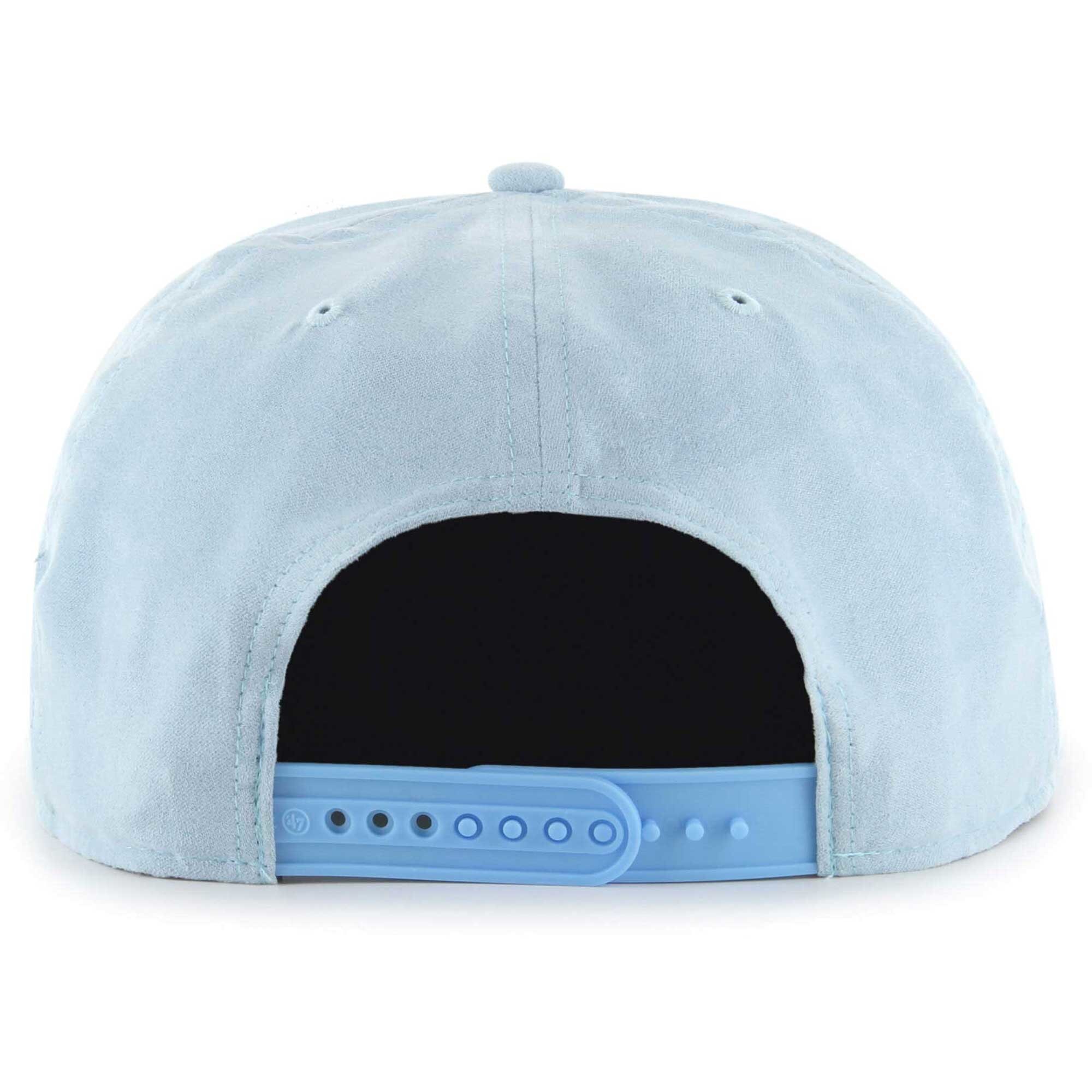 New York Yankees '47 Ultra Suede Captain Snapback Hat - Light Blue - PersonalJerseys