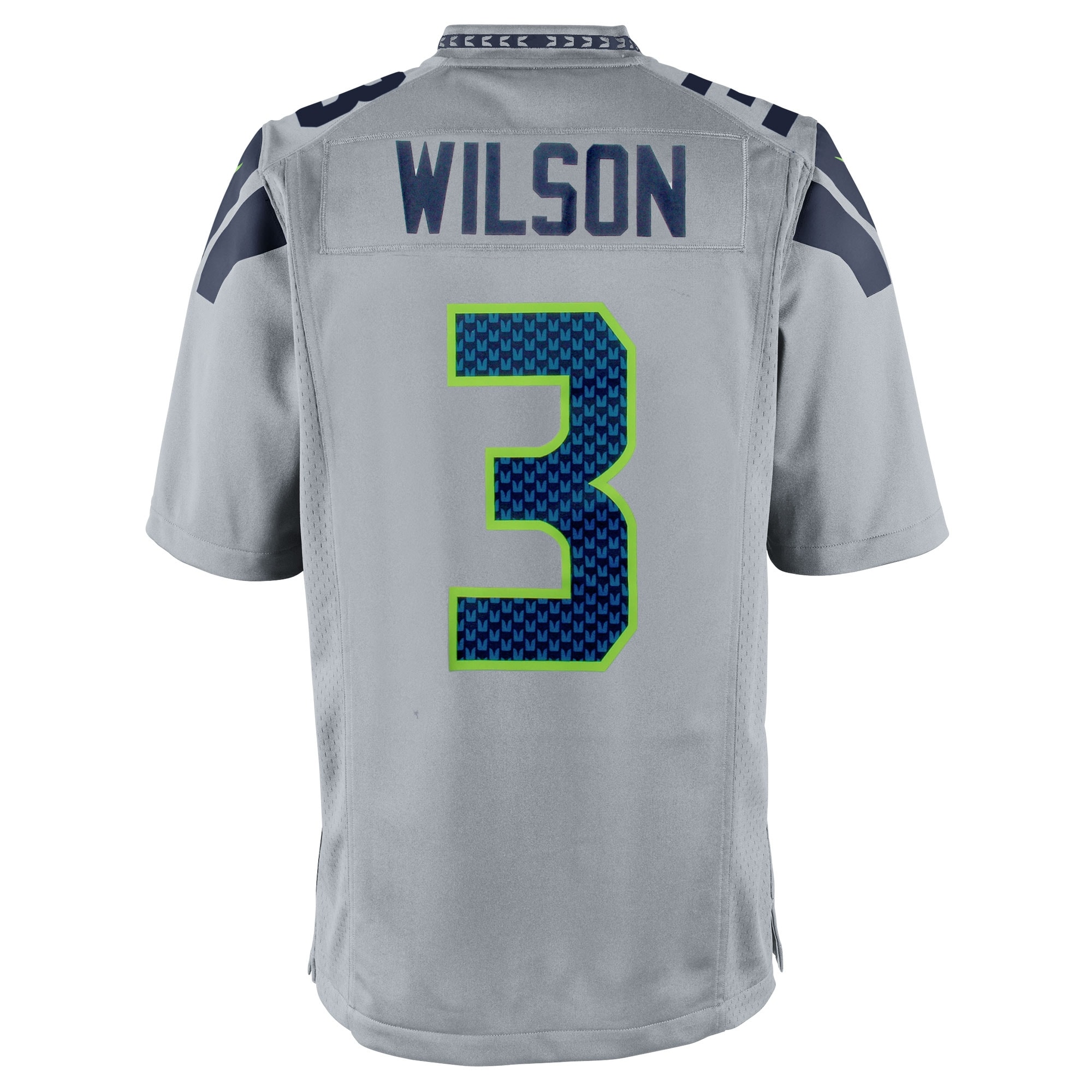 Russell Wilson Seattle Seahawks Nike Alternate Game Jersey - Gray - PersonalJerseys