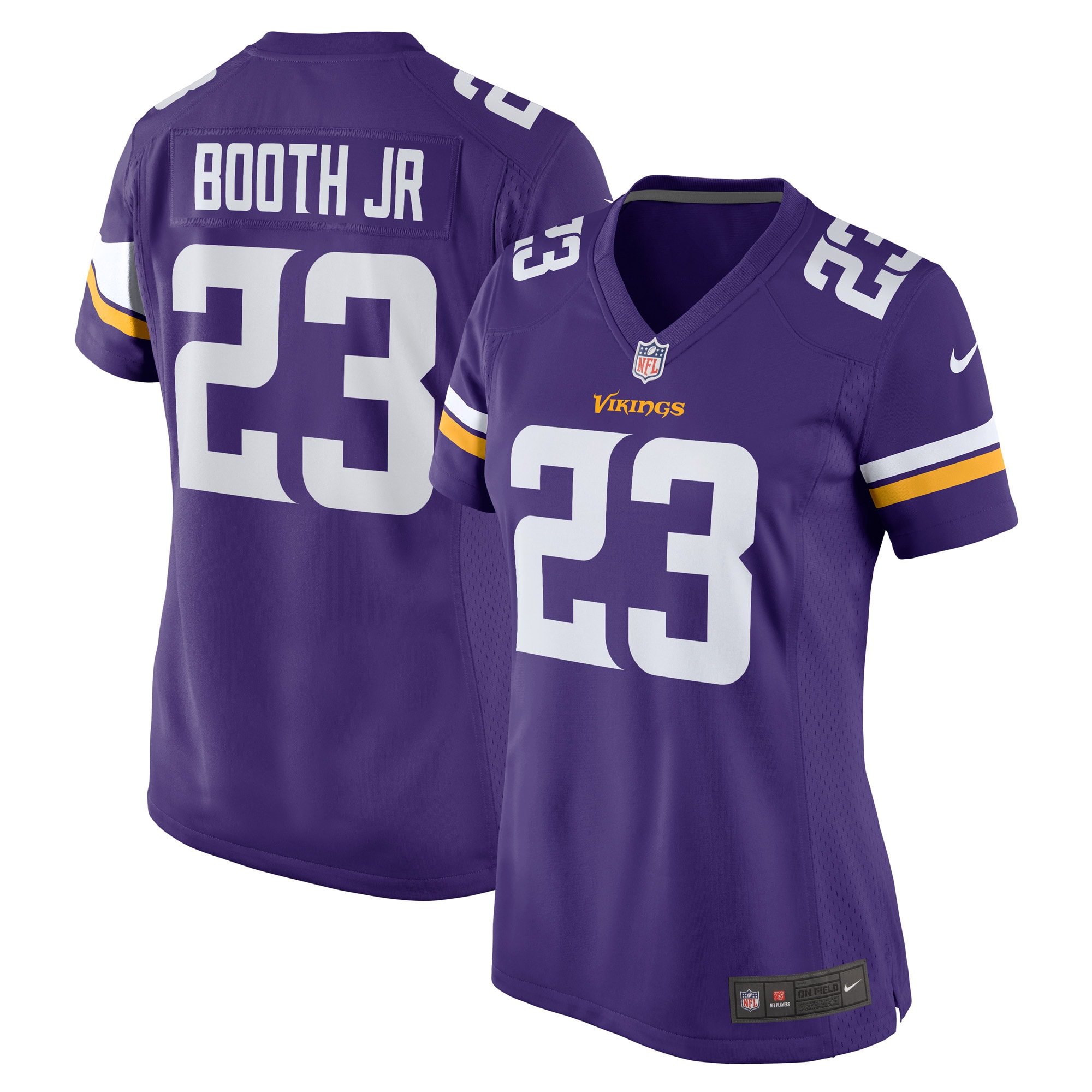 Andrew Booth Jr. Minnesota Vikings Nike Women's Player Game Jersey - Purple - PersonalJerseys