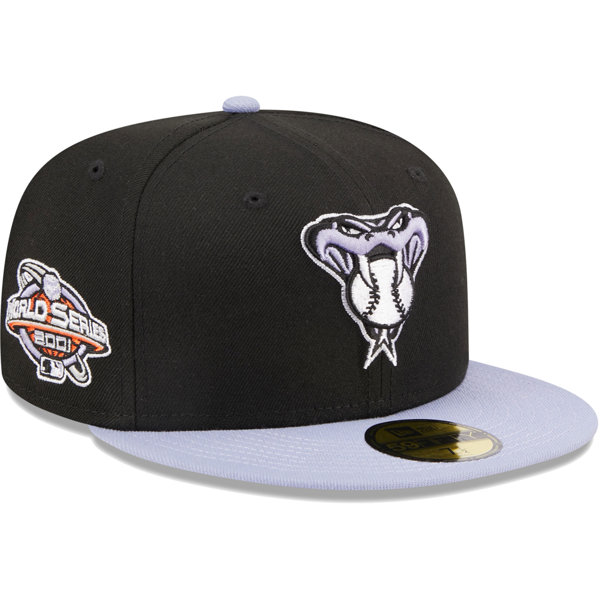 Arizona Diamondbacks New Era Side Patch 59FIFTY Fitted Hat - Black - PersonalJerseys