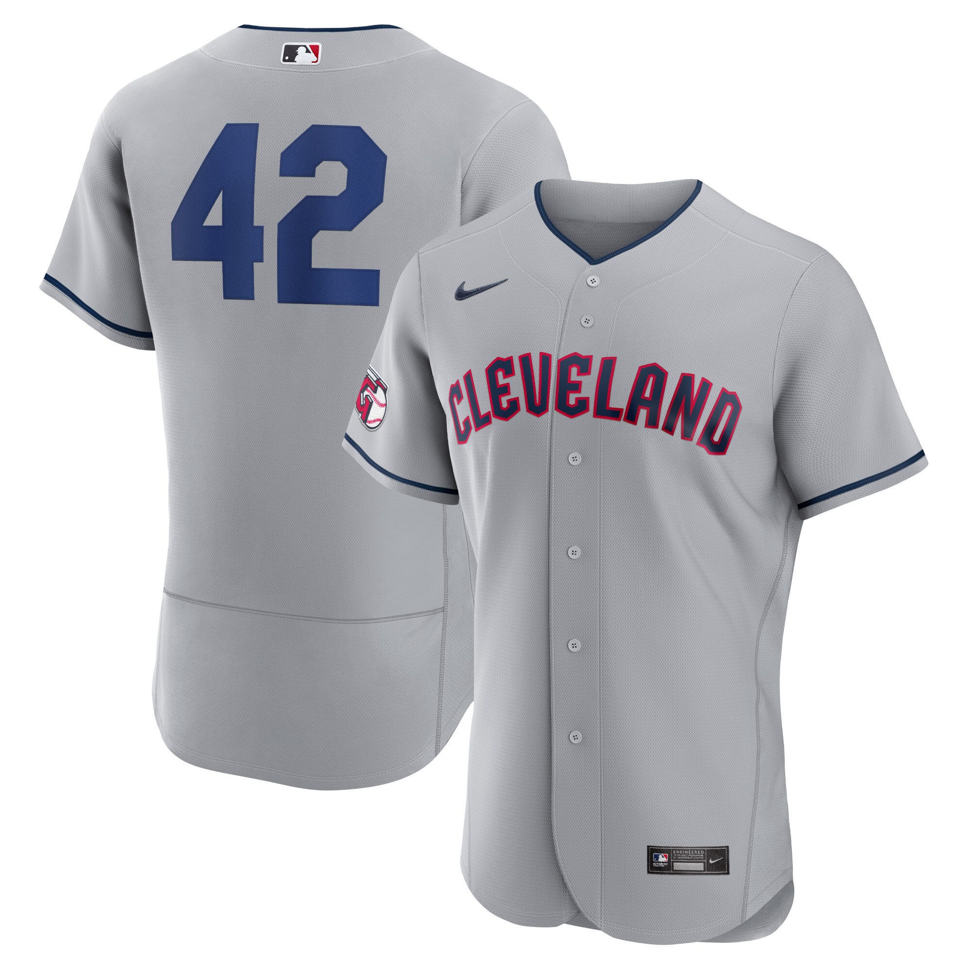 Cleveland Guardians Nike 2023 Jackie Robinson Day Authentic Jersey - Gray - PersonalJerseys