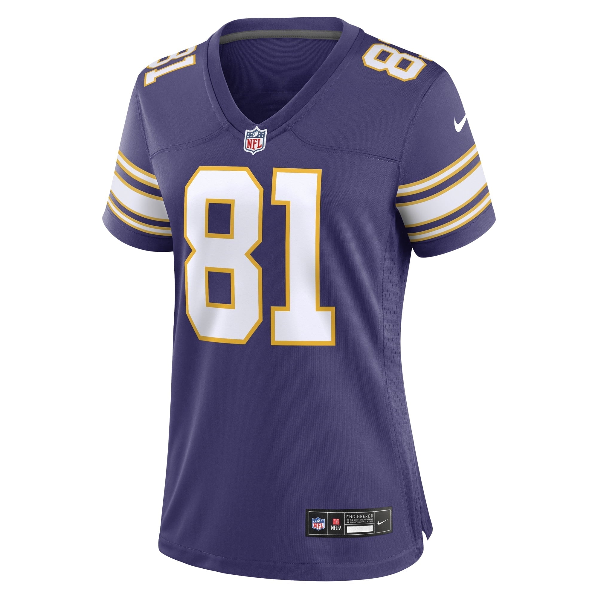 Women's Nike Carl Eller Purple Minnesota Vikings Classic Retired Player Jersey - PersonalJerseys