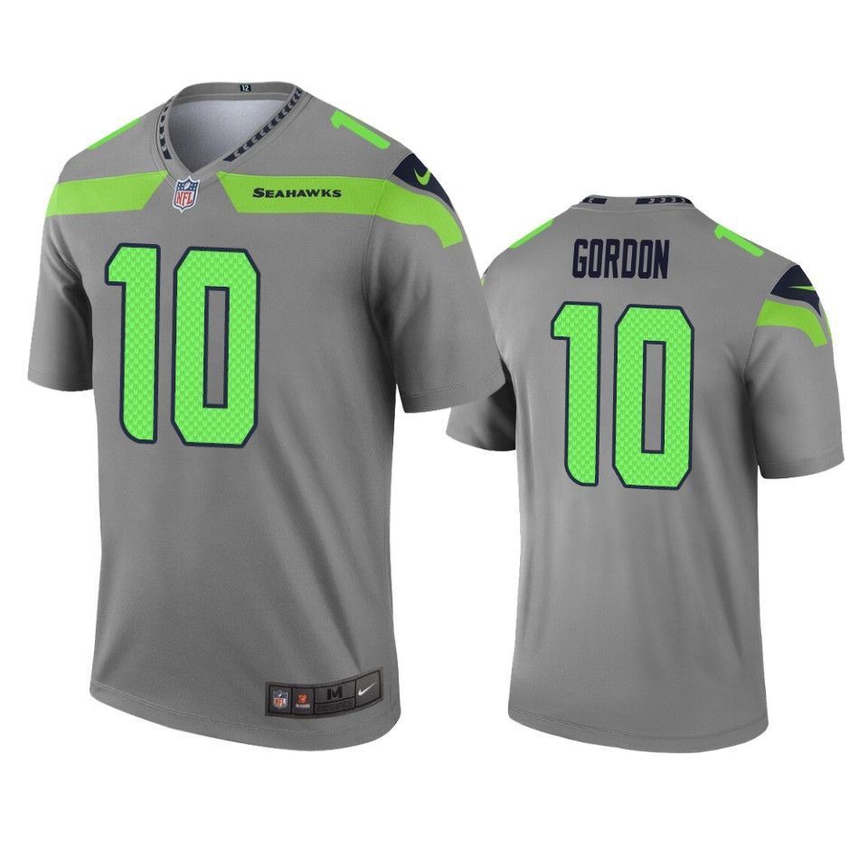 Seattle Seahawks Josh Gordon Gray Inverted Legend Jersey - Friend Lounge Store - Shop for All Things Jerseys Sports - PersonalJerseys