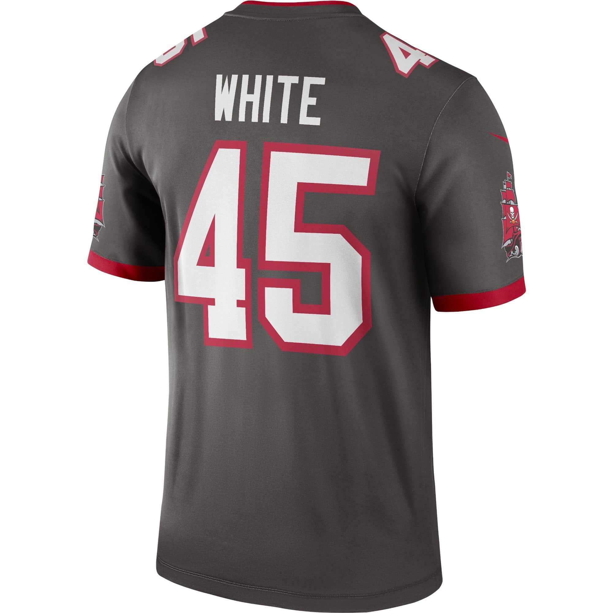 Men's Nike Devin White Pewter Tampa Bay Buccaneers Alternate Legend Jersey - PersonalJerseys