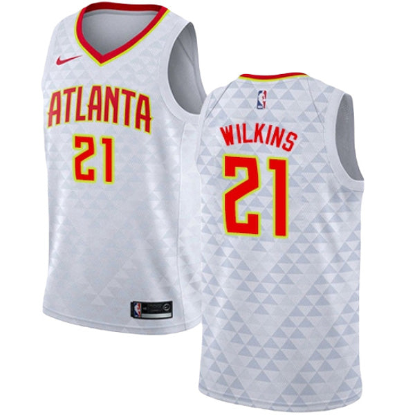 Youth Atlanta Hawks Dominique Wilkins Association Jersey - White - Sports Wear Jersey - PersonalJerseys