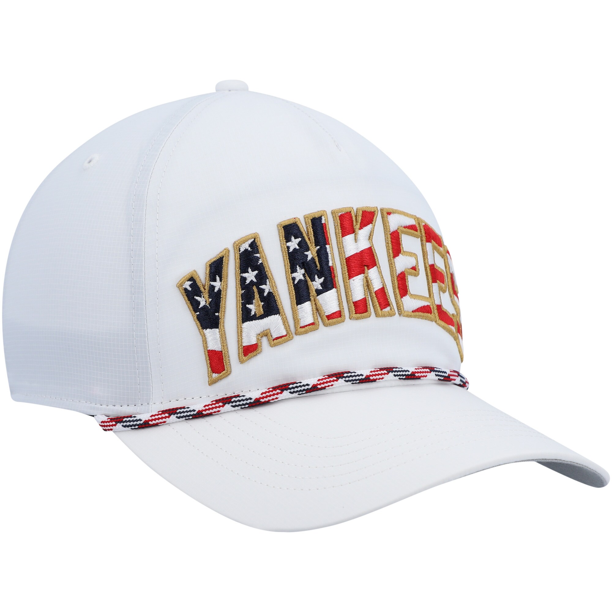 New York Yankees '47 Flag Flutter Hitch Snapback Hat - White - PersonalJerseys