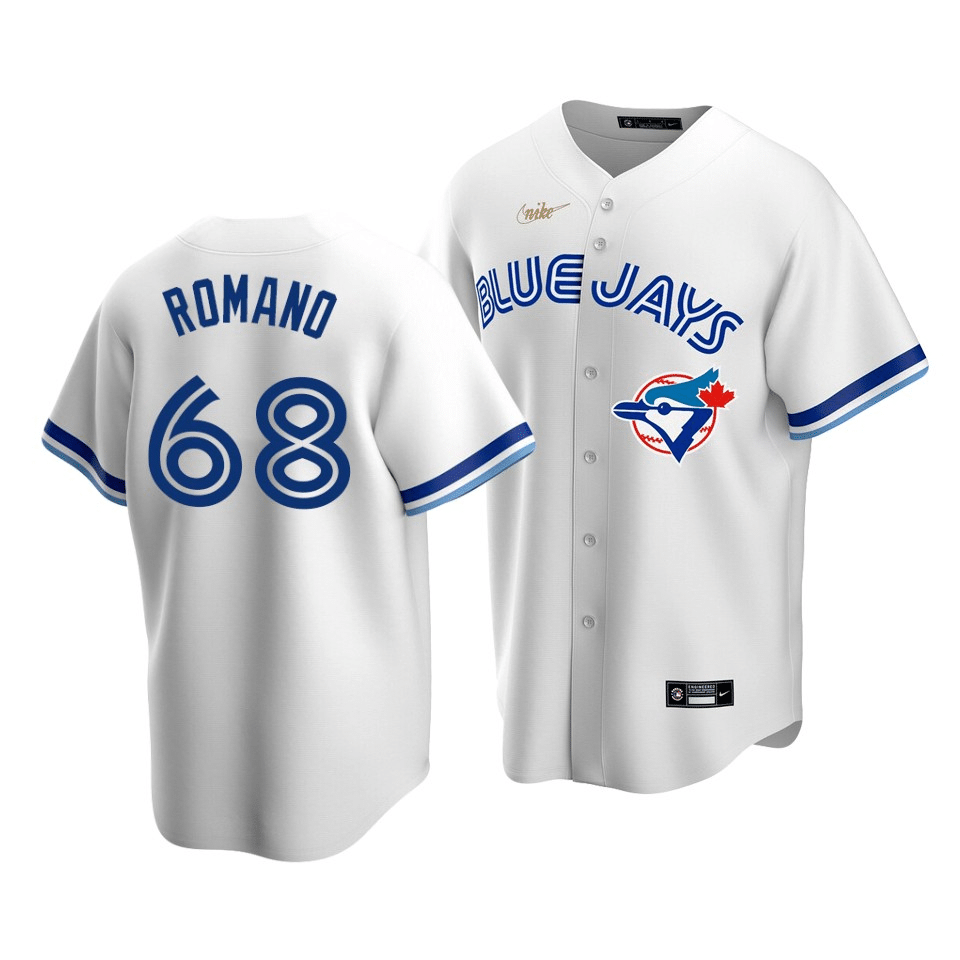 Men's Toronto Blue Jays Jordan Romano #68 Cooperstown Collection White Home Jersey - Friend Lounge Store - Shop for All Things Jerseys Sports - PersonalJerseys