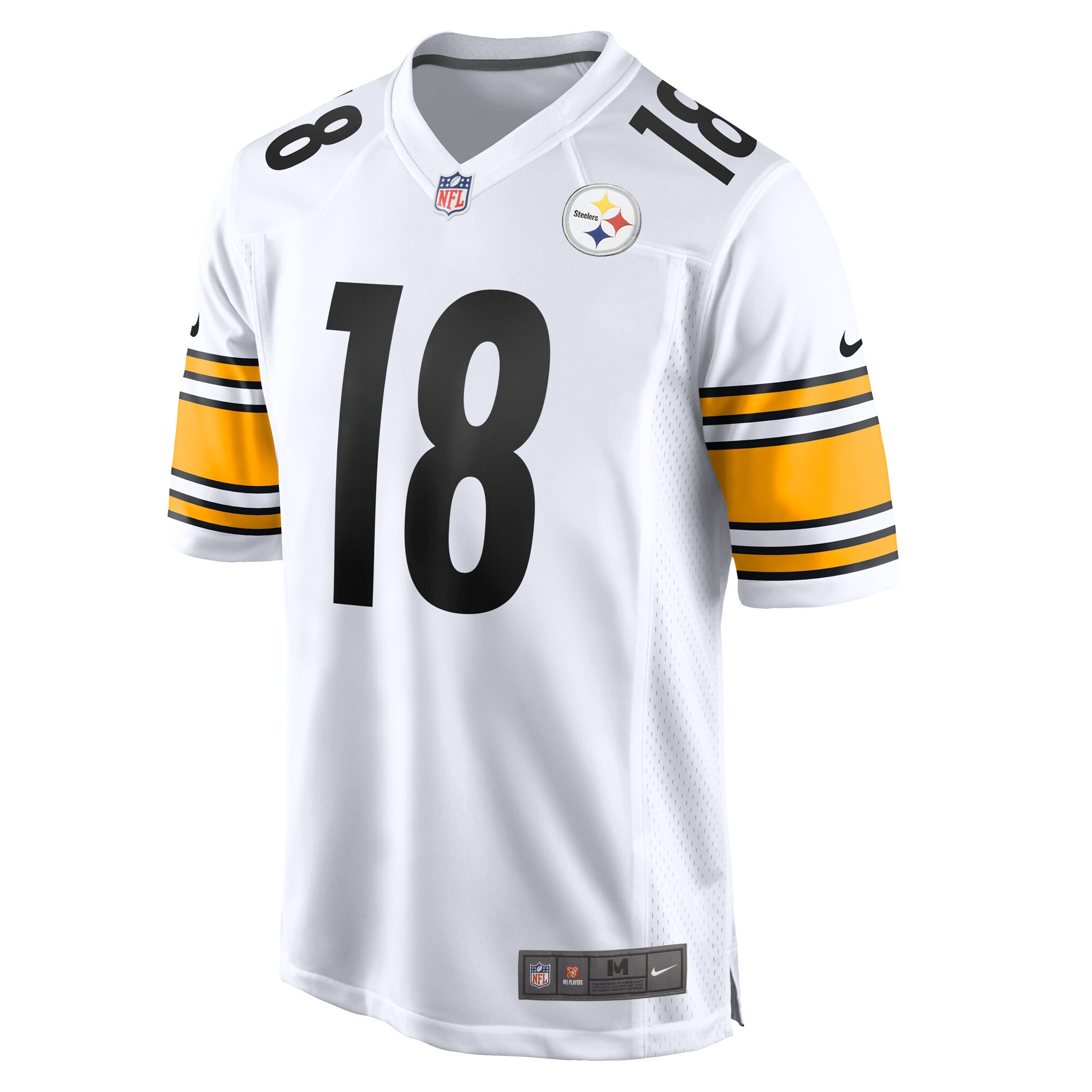 Pittsburgh Steelers Diontae Johnson White Game Player Jersey for Youth Women Men - Friend Lounge Store - Shop for All Things Jerseys Sports - PersonalJerseys