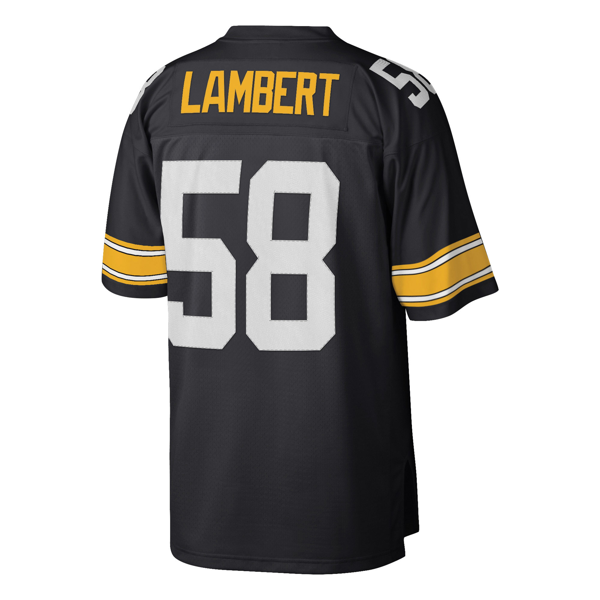 Jack Lambert Pittsburgh Steelers Mitchell & Ness Retired Player Legacy Replica Jersey - Black - PersonalJerseys