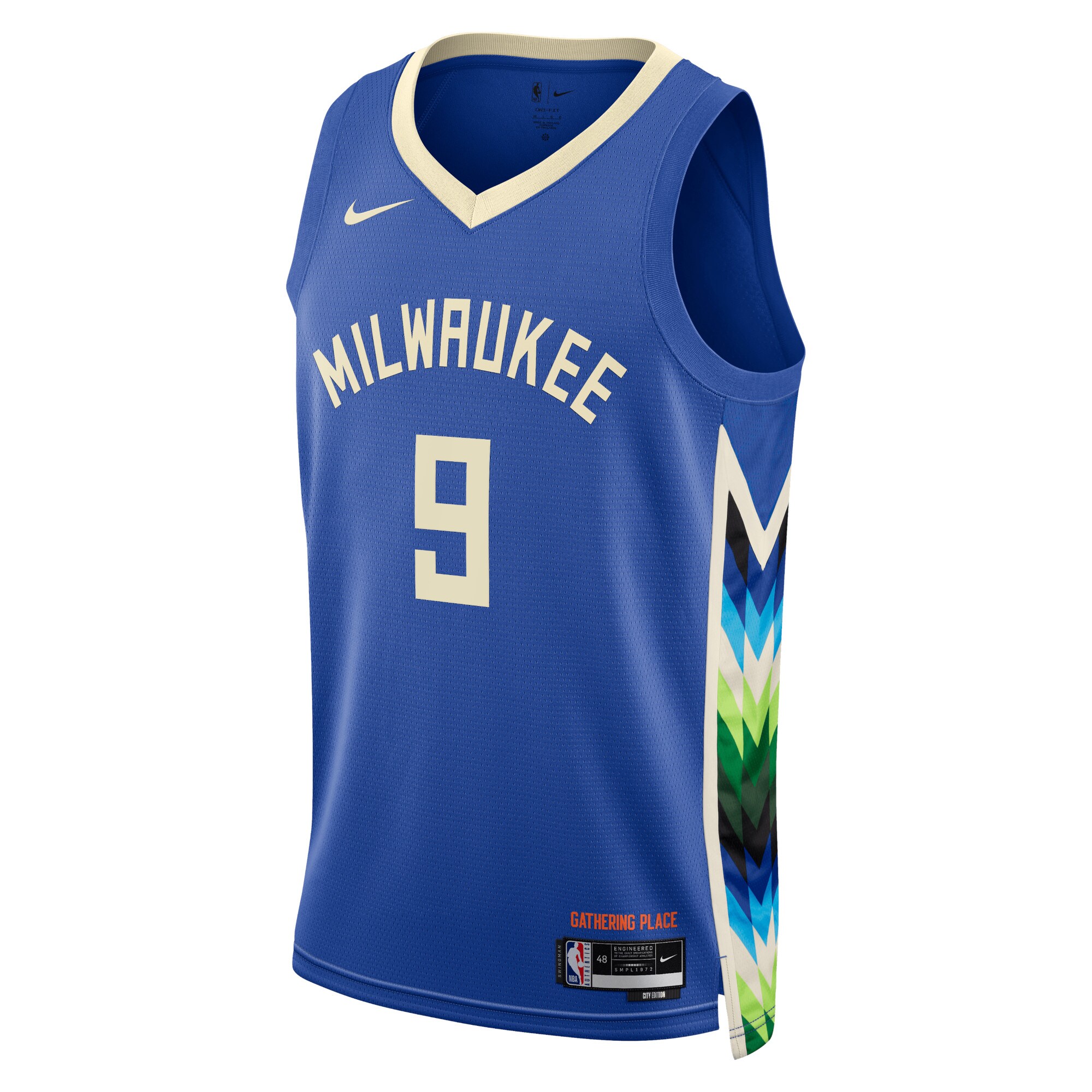 Milwaukee Bucks City Edition Swingman Jersey 22 - Royal - Bobby Portis Jr for Youth Women Men - Friend Lounge Store - Shop for All Things Jerseys Sports - PersonalJerseys