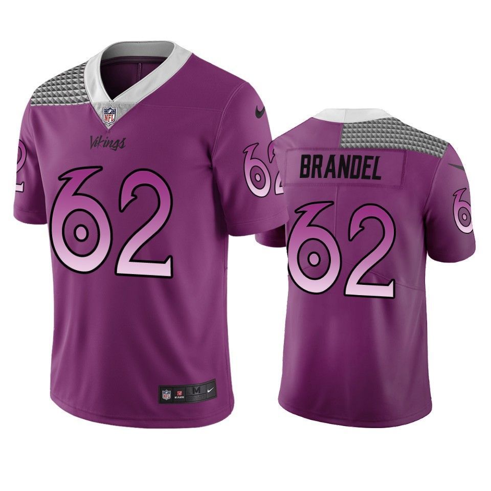 Minnesota Vikings Blake Brandel Purple City Edition Vapor Limited Jersey - Friend Lounge Store - Shop for All Things Jerseys Sports - PersonalJerseys