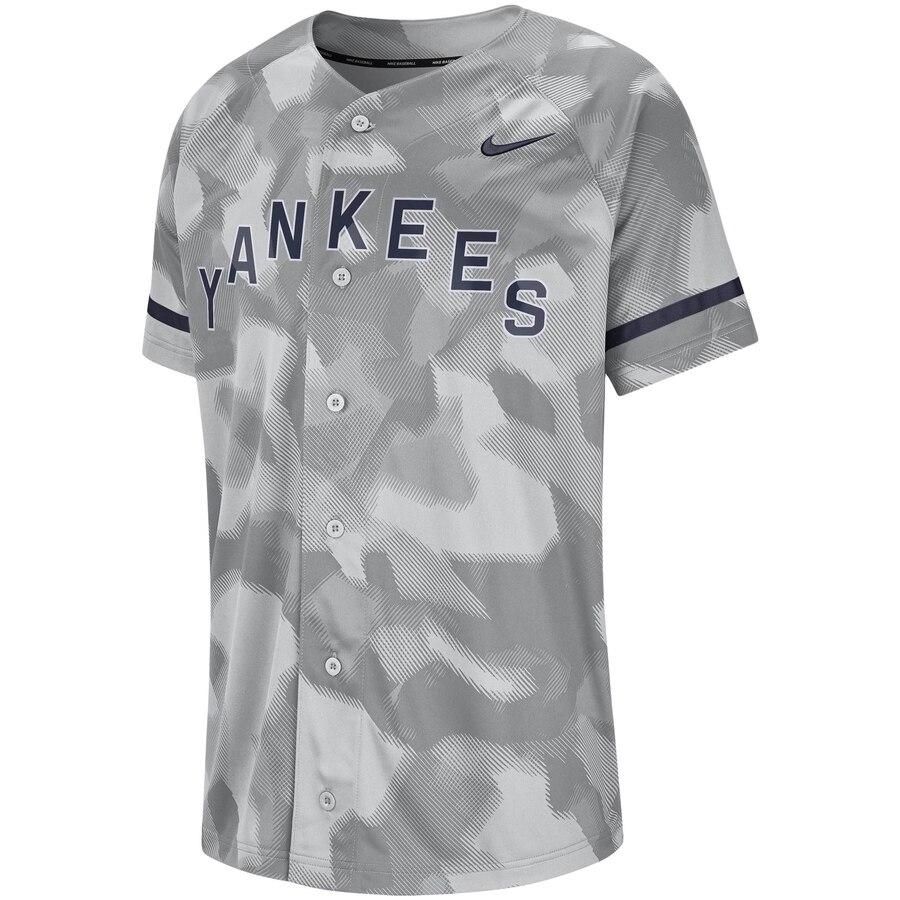 New York Yankees Camo Jersey - Gray - Friend Lounge Store - Shop for All Things Jerseys Sports - PersonalJerseys
