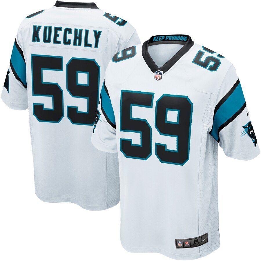 Luke Kuechly Carolina Panthers Game Jersey - White - Friend Lounge Store - Shop for All Things Jerseys Sports - PersonalJerseys