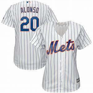 Womens New York Mets Pete Alonso Cool Base Replica Jersey White - Sports Wear Jersey - PersonalJerseys