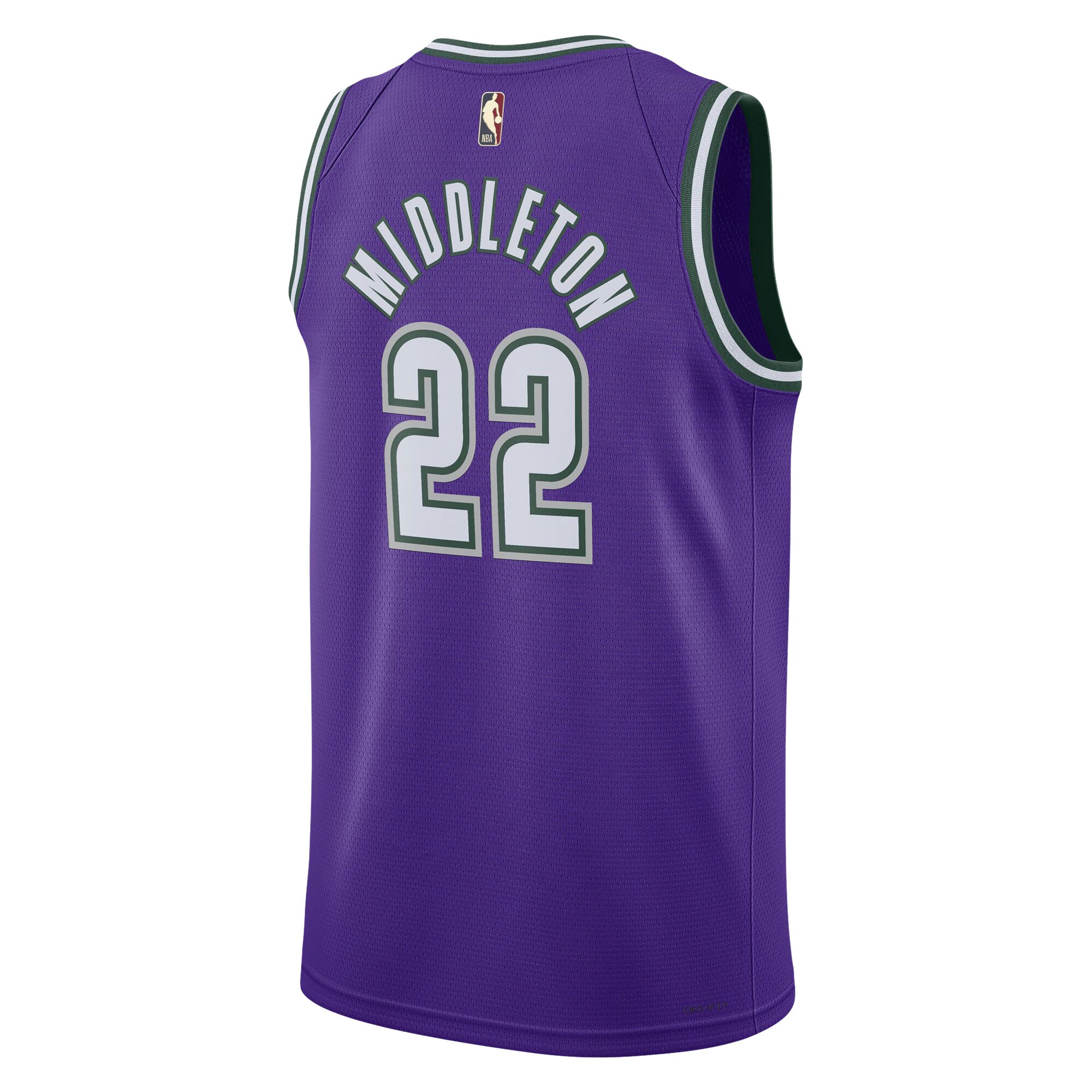 Khris Middleton Milwaukee Bucks Nike Swingman Jersey - Classic Edition - Purple - PersonalJerseys