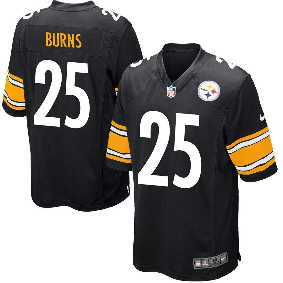 Artie Burns Pittsburgh Steelers Game Jersey - Black - Friend Lounge Store - Shop for All Things Jerseys Sports - PersonalJerseys