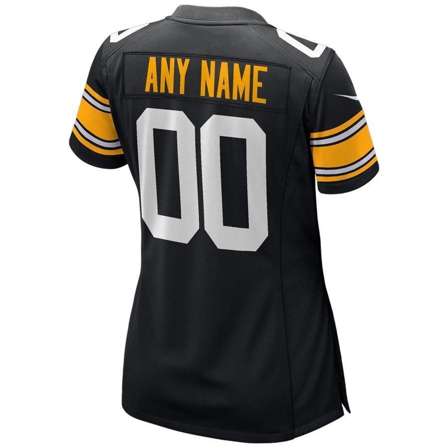 Pittsburgh Steelers Women's Alternate Custom Game Jersey - Black - Friend Lounge Store - Shop for All Things Jerseys Sports - PersonalJerseys