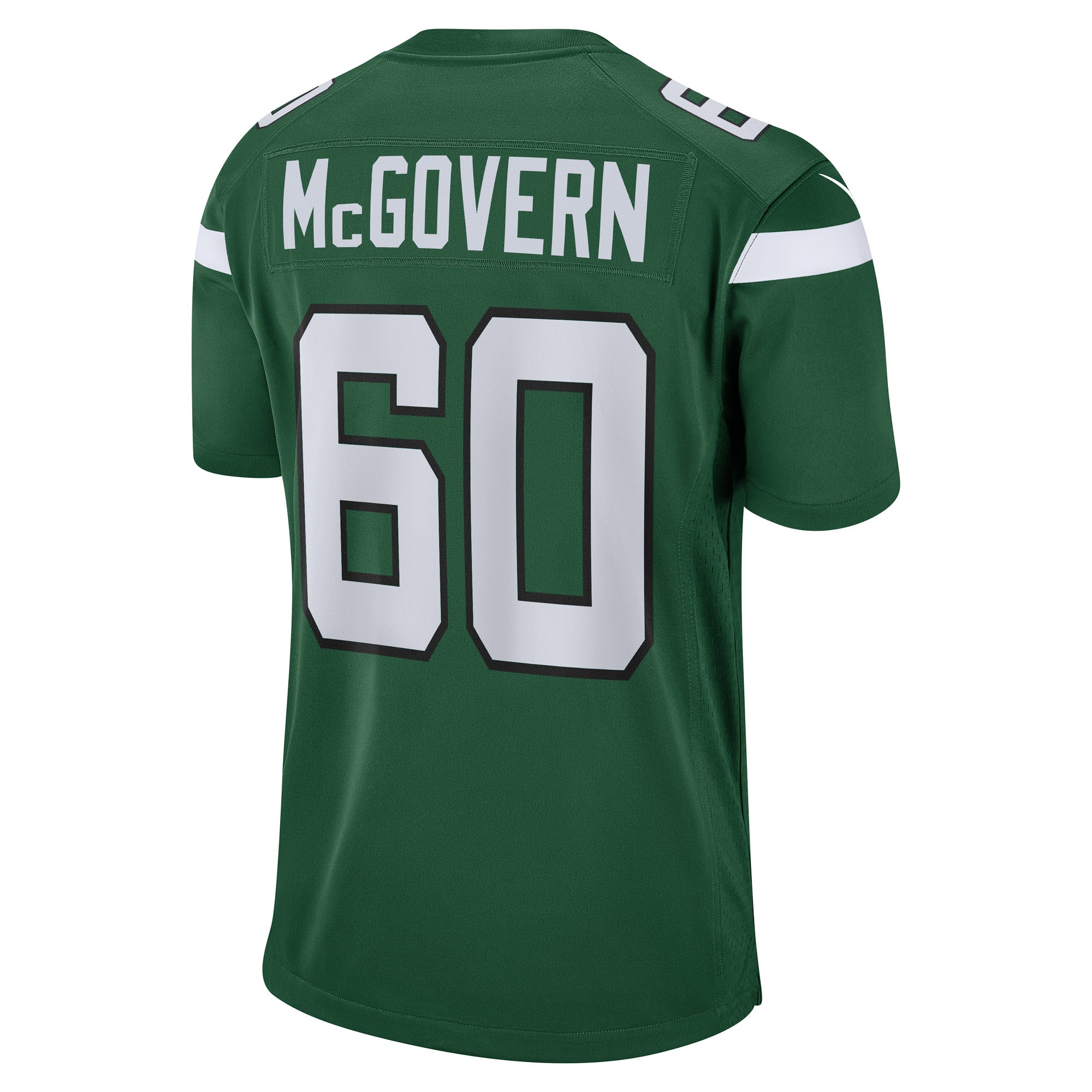 Men's Nike Connor McGovern Gotham Green New York Jets Game Jersey - PersonalJerseys