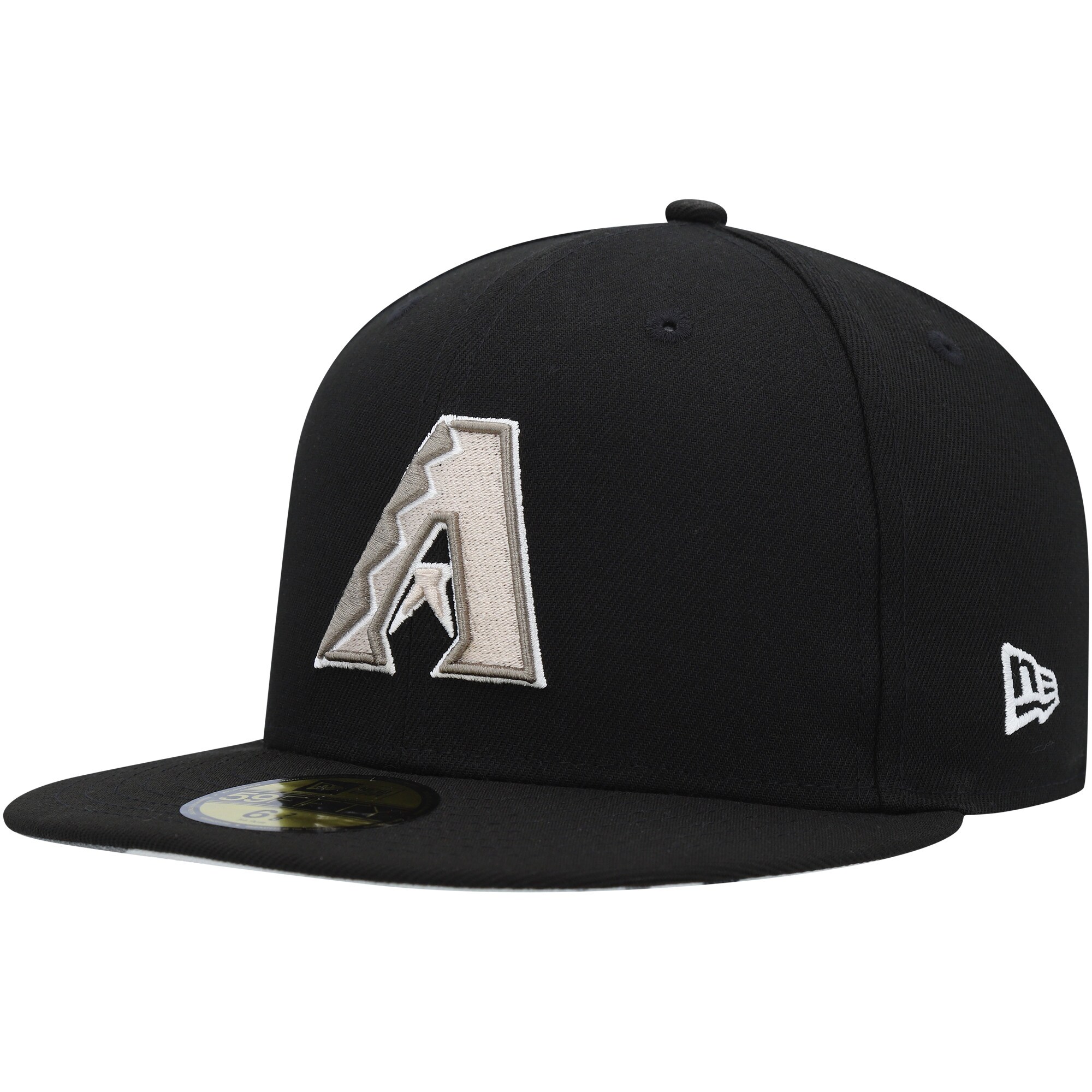 Arizona Diamondbacks New Era Chrome Camo Undervisor 59FIFTY Fitted Hat - Black - PersonalJerseys