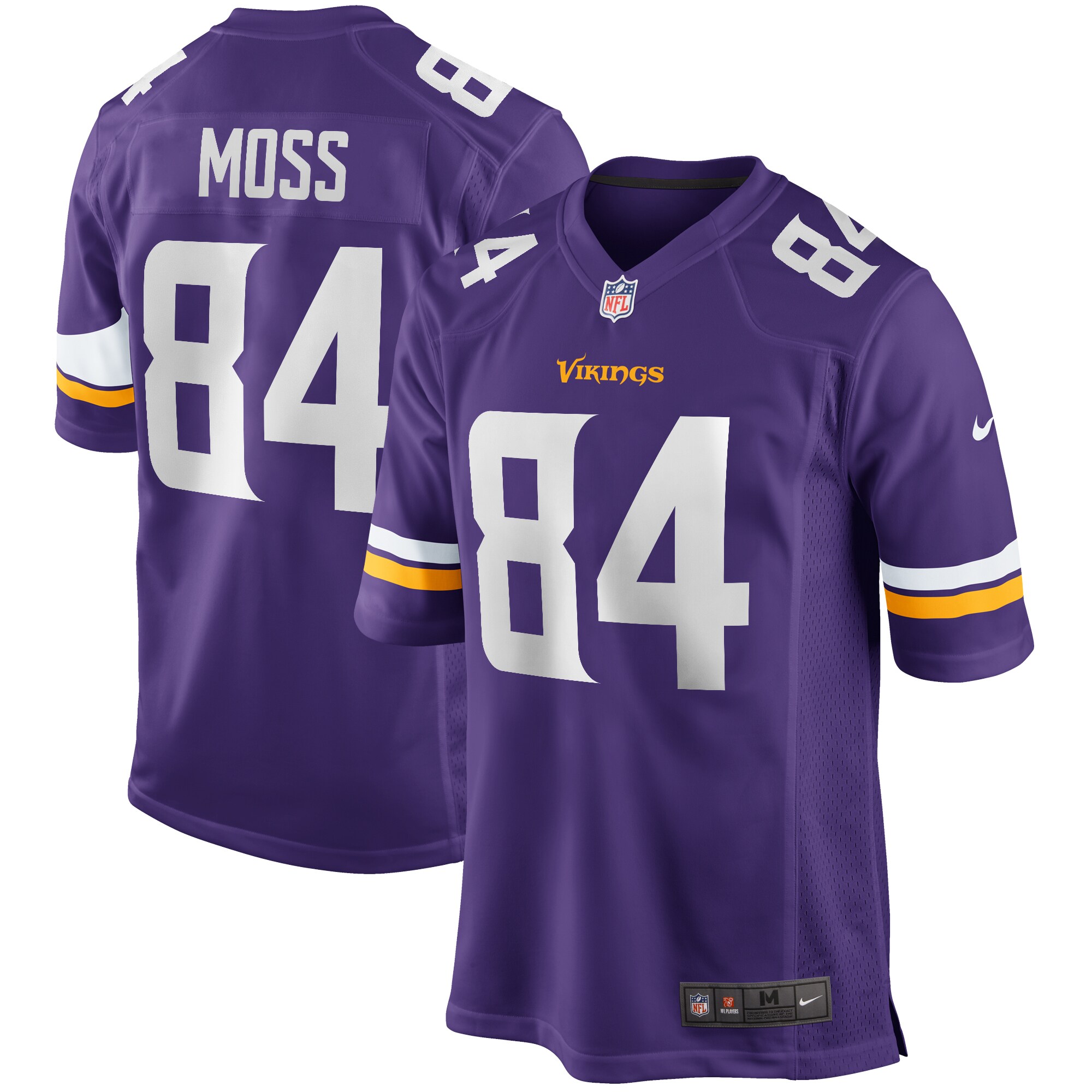 Randy Moss Minnesota Vikings Nike Game Retired Player Jersey - Purple - PersonalJerseys