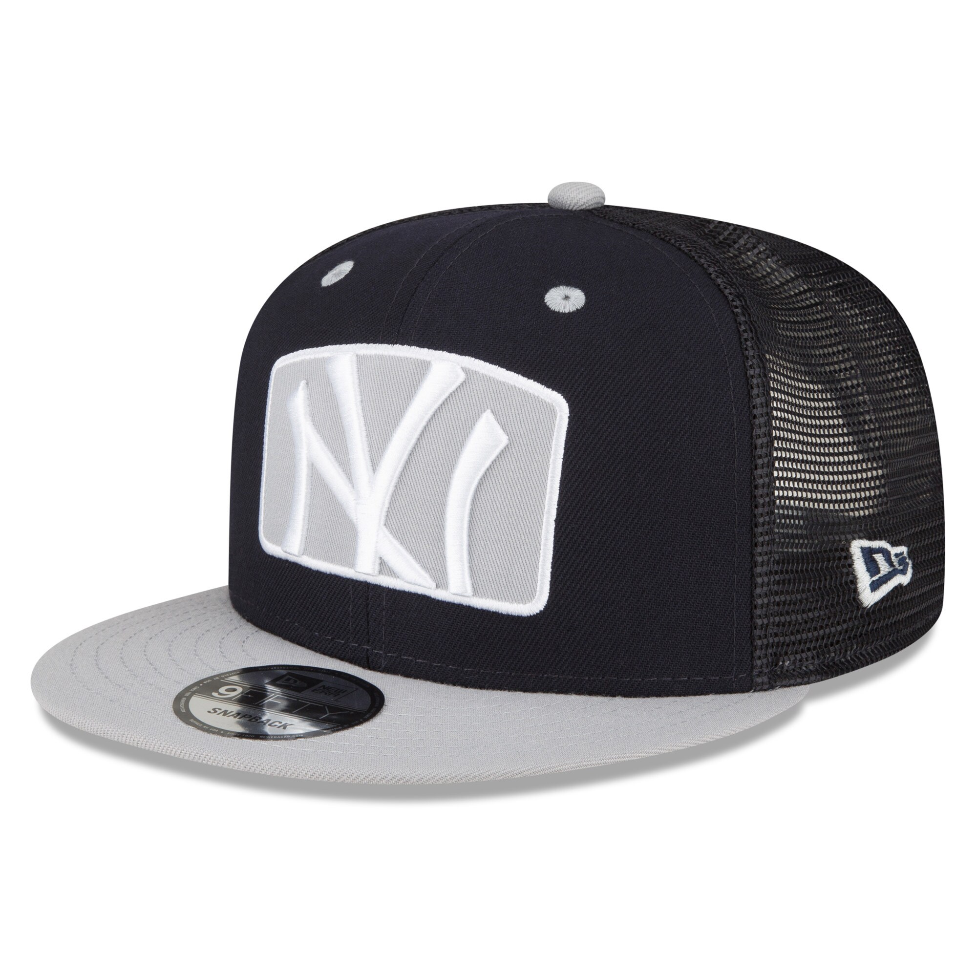New York Yankees New Era Logo Zoom Trucker 9FIFTY Snapback Hat - Navy - PersonalJerseys