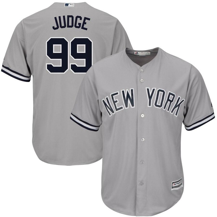 Aaron Judge New York Yankees Majestic Road Cool Base Player Jersey - Gray - Friend Lounge Store - Shop for All Things Jerseys Sports - PersonalJerseys
