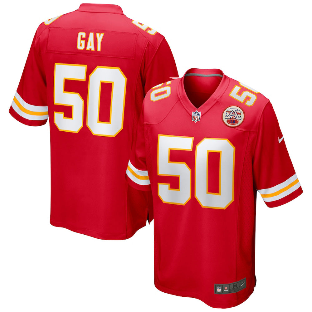 Men's Kansas City Chiefs Willie Gay Game Jersey - Red - PersonalJerseys