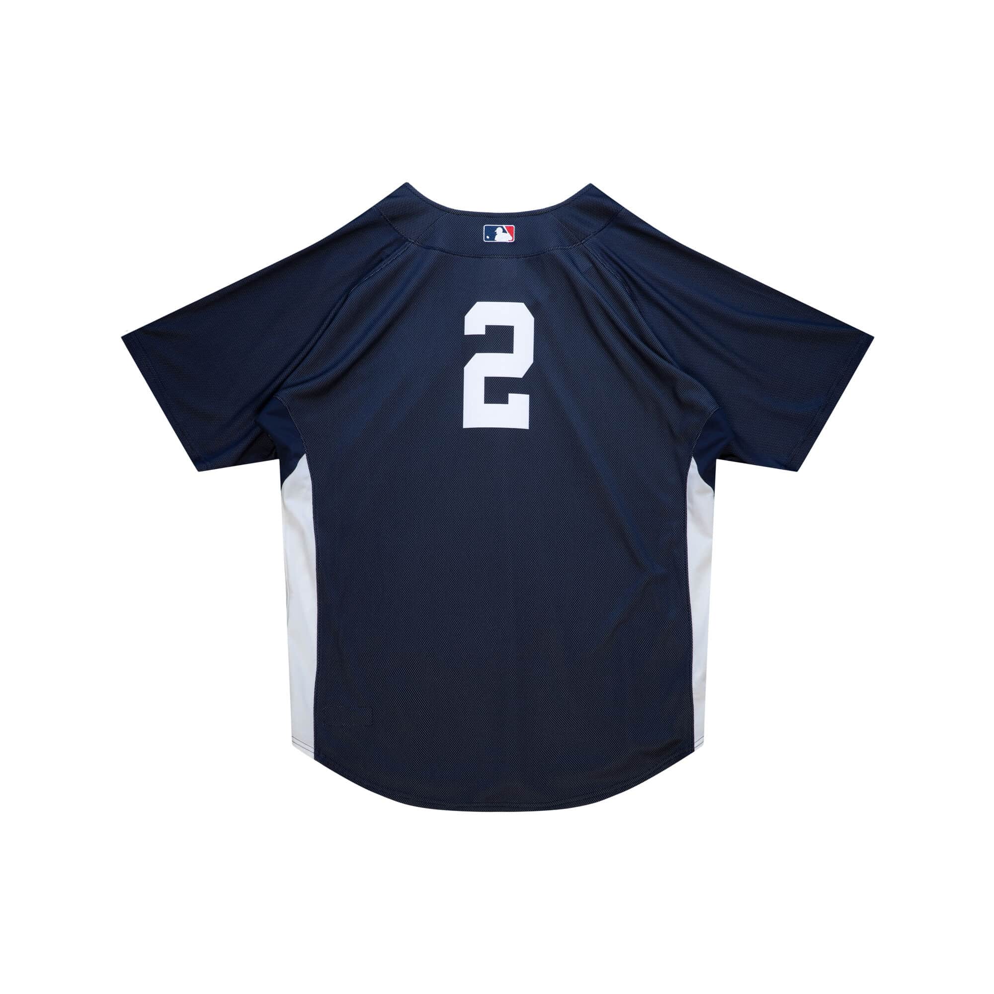 Authentic Derek Jeter New York Yankees 2009 BP Jersey - PersonalJerseys