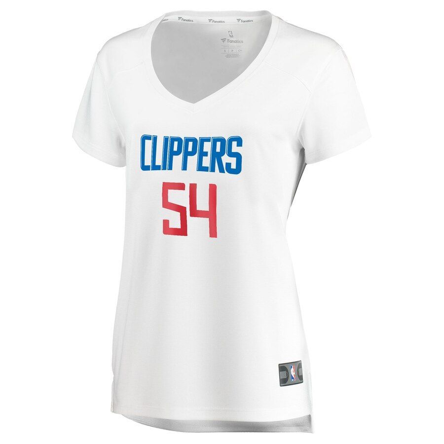 Patrick Patterson LA Clippers Branded Women's Fast Break Jersey White - Association Edition - Friend Lounge Store - Shop for All Things Jerseys Sports - PersonalJerseys