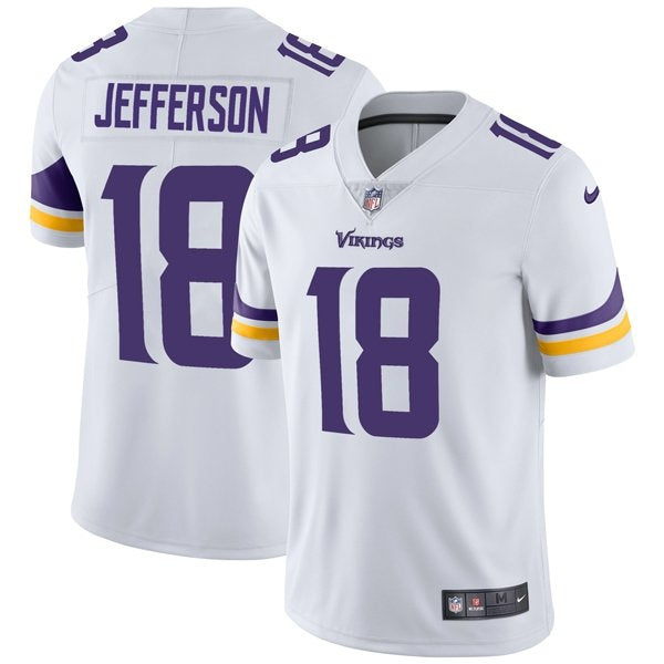 Mens Minnesota Vikings Justin Jefferson Vapor Jersey White - PersonalJerseys